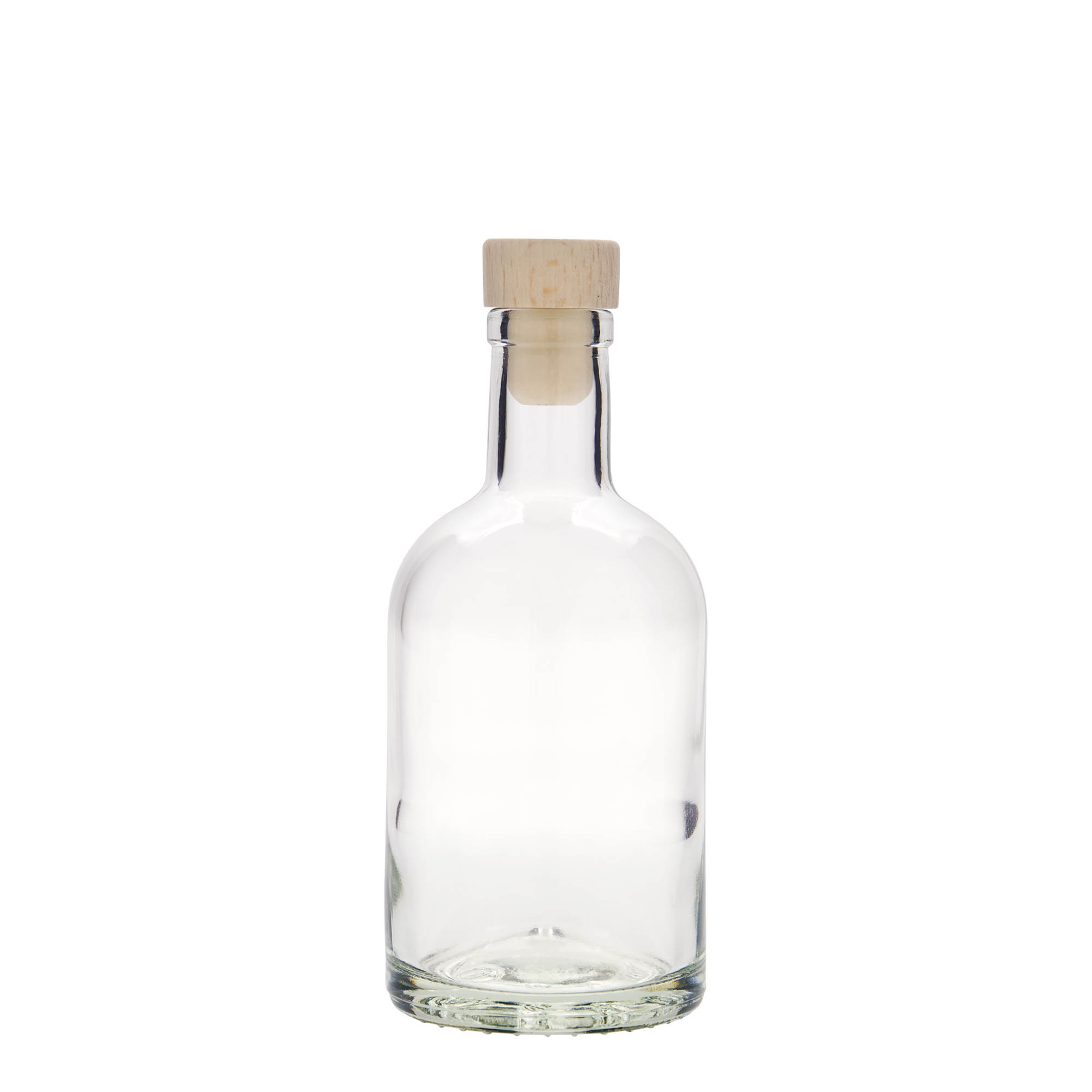 250 ml klaaspudel „First Class“, avale: kork