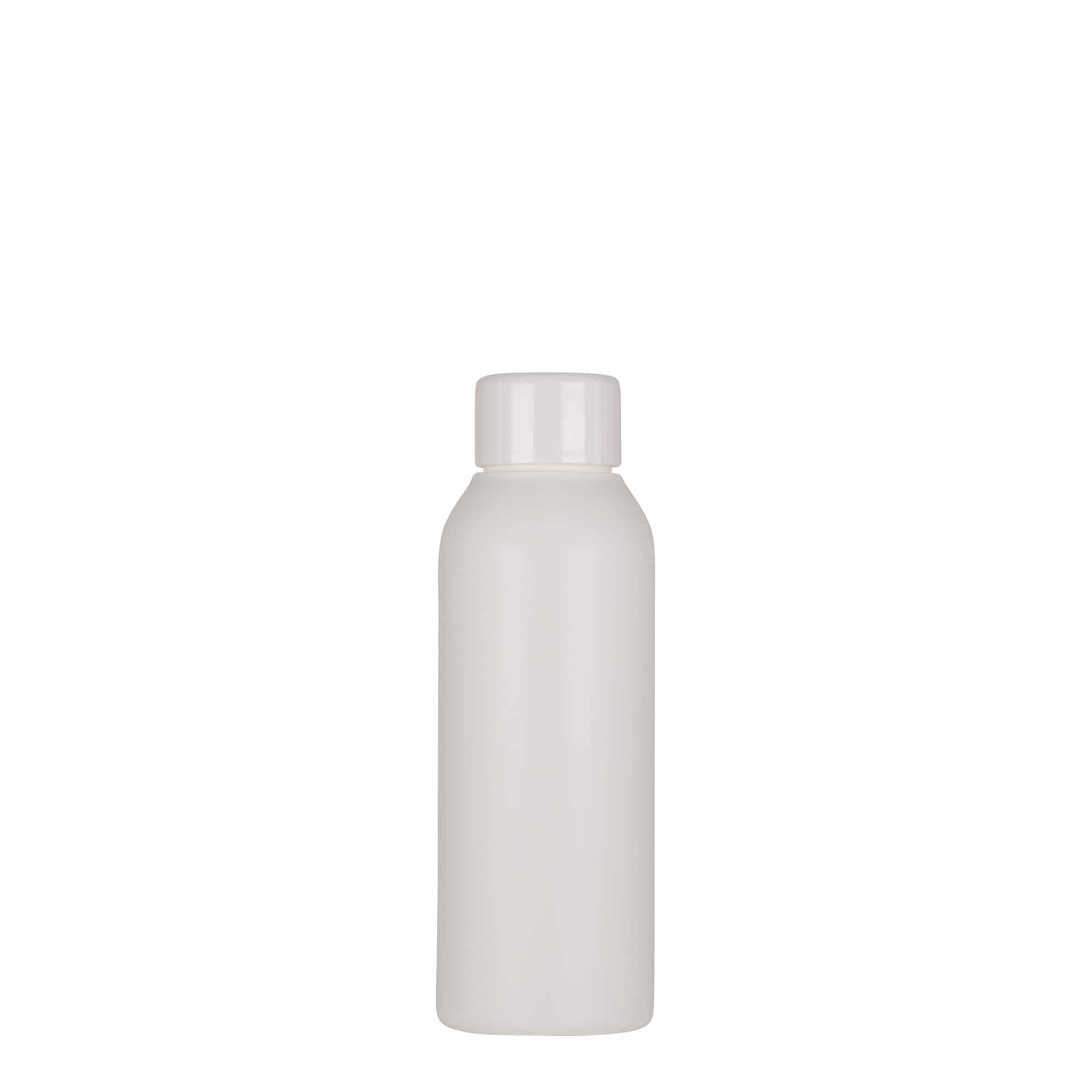 100 ml plastpudel 'Tuffy', HDPE, valge, kael: 24/410