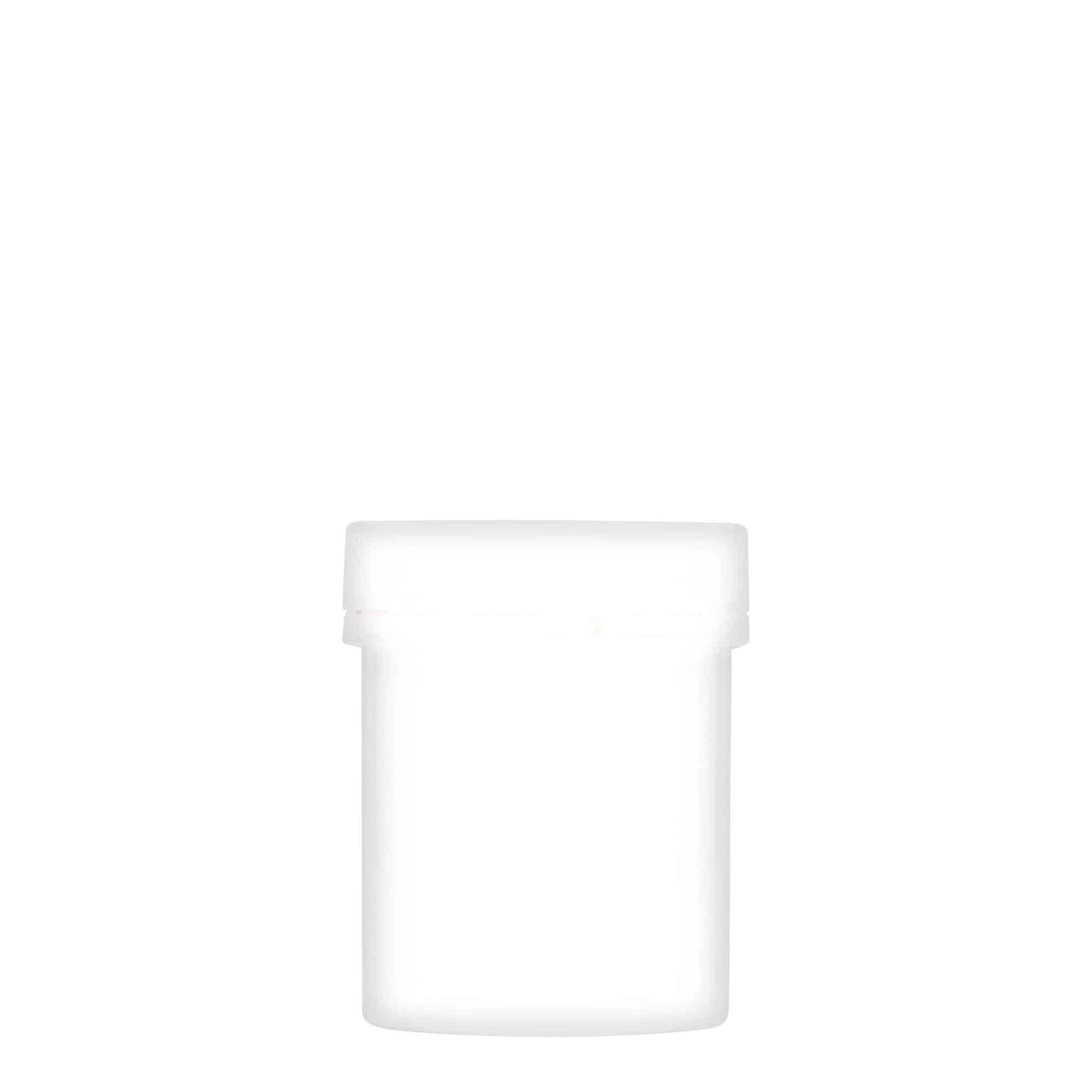 150 ml plasttoos 'Securilock', PP, valge, sulgur: keeratav kaas