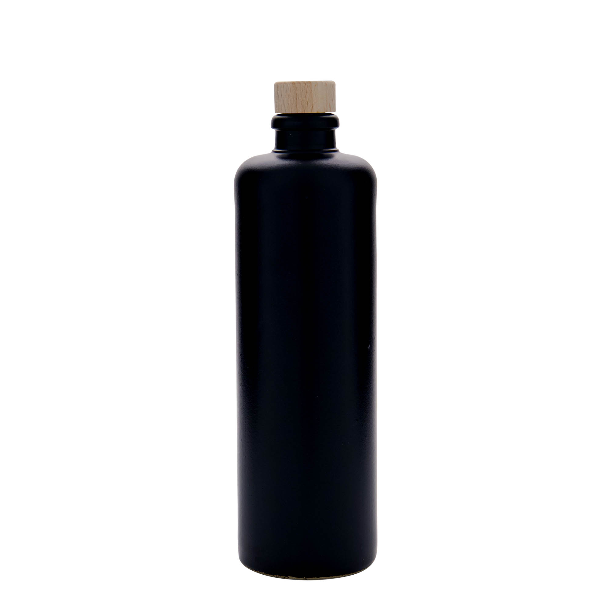 500 ml savikann, keraamiline, must, suuava: kork