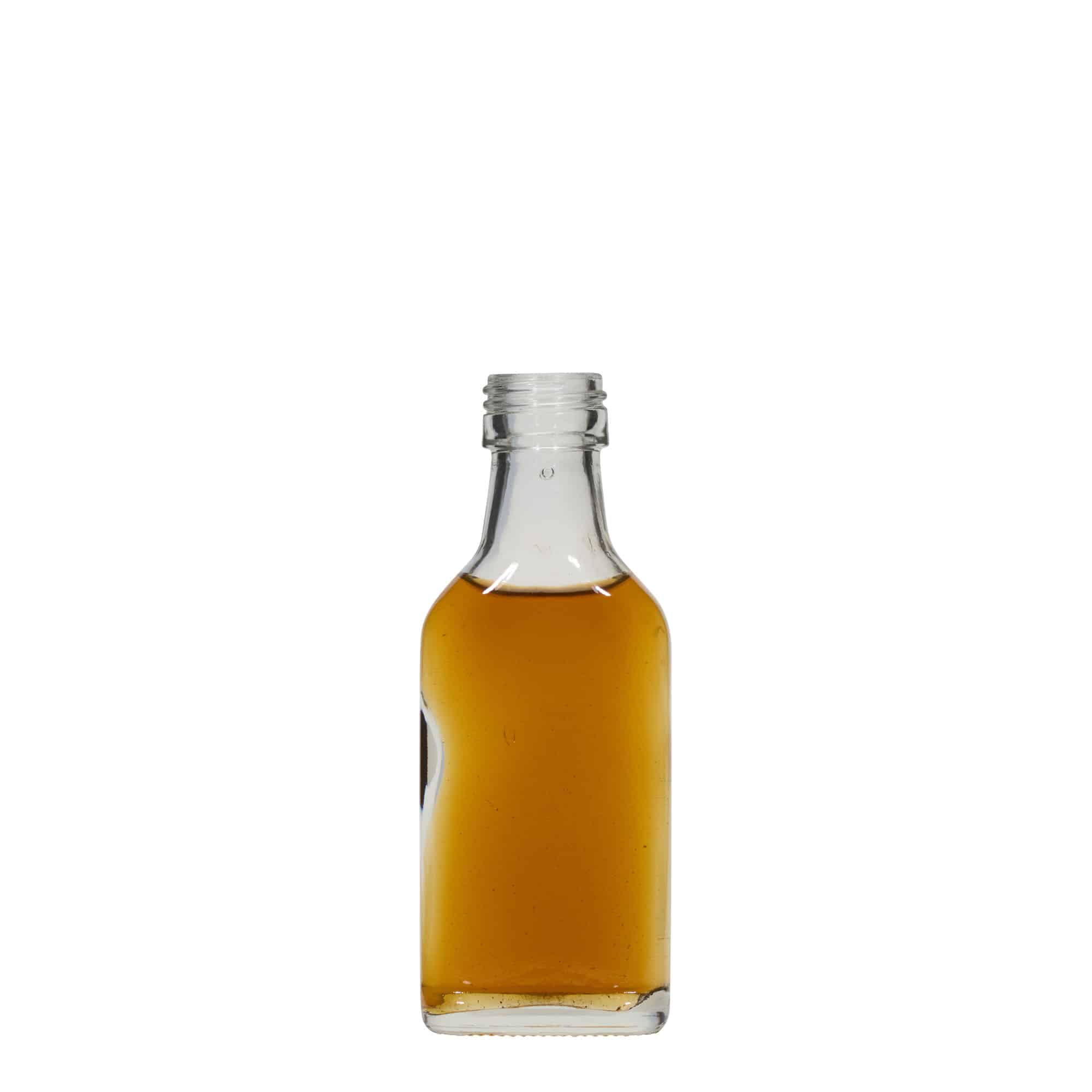 40 ml taskupudel, ristkülikukujuline, sulgur: PP 18