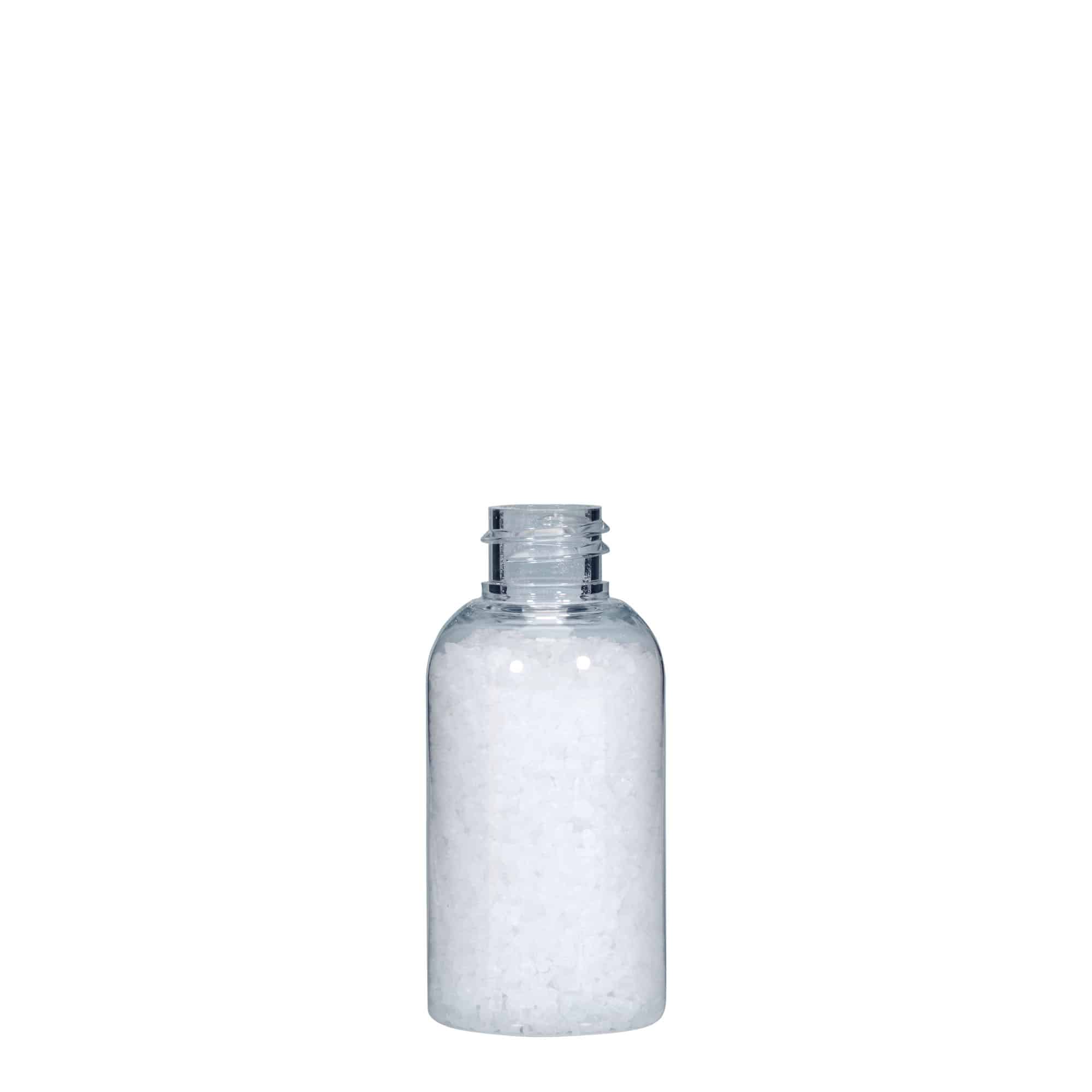 50 ml PET-pudel 'Boston', plast, sulgur: GPI 20/410
