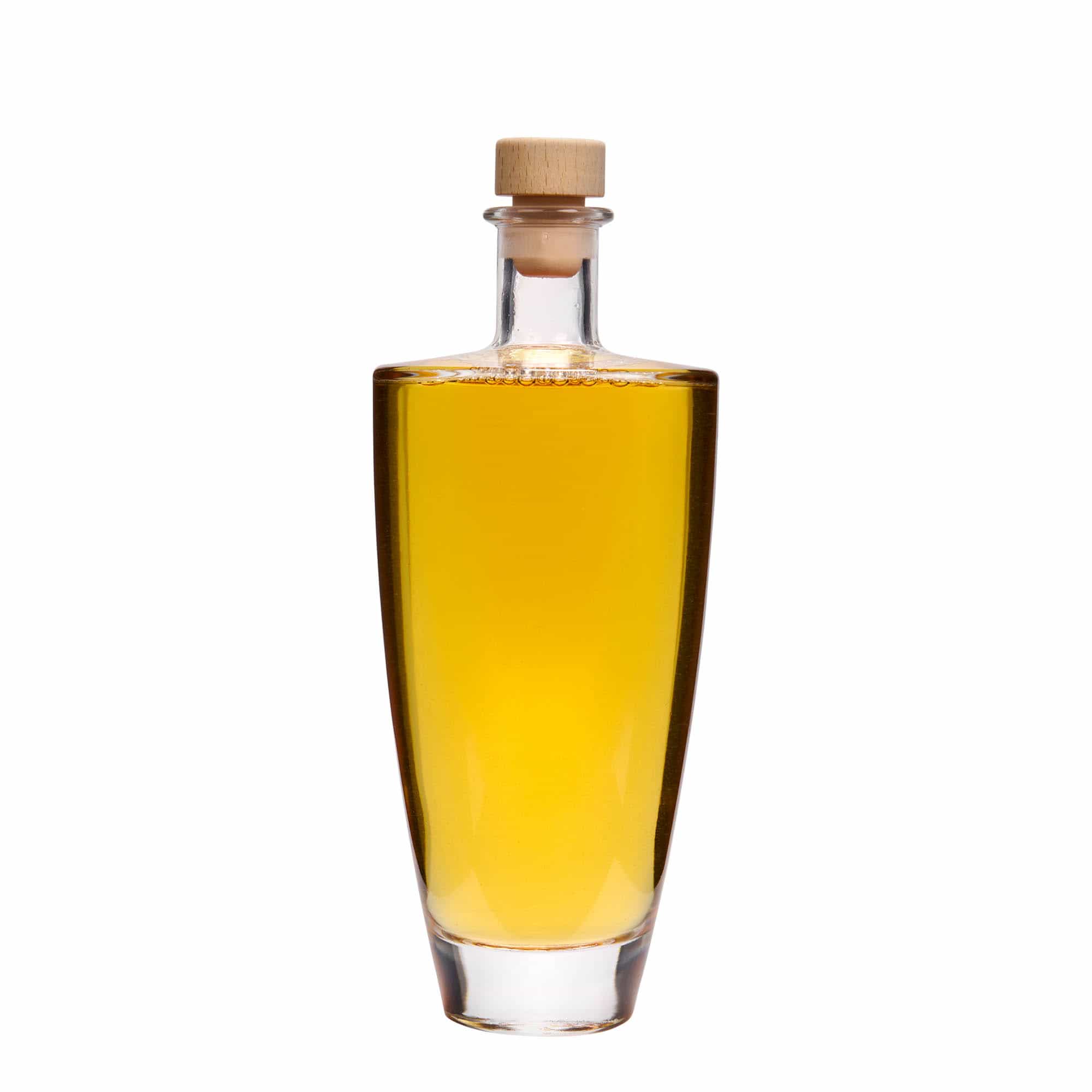 500 ml klaaspudel 'Vanessa', ovaalne, suuava: kork
