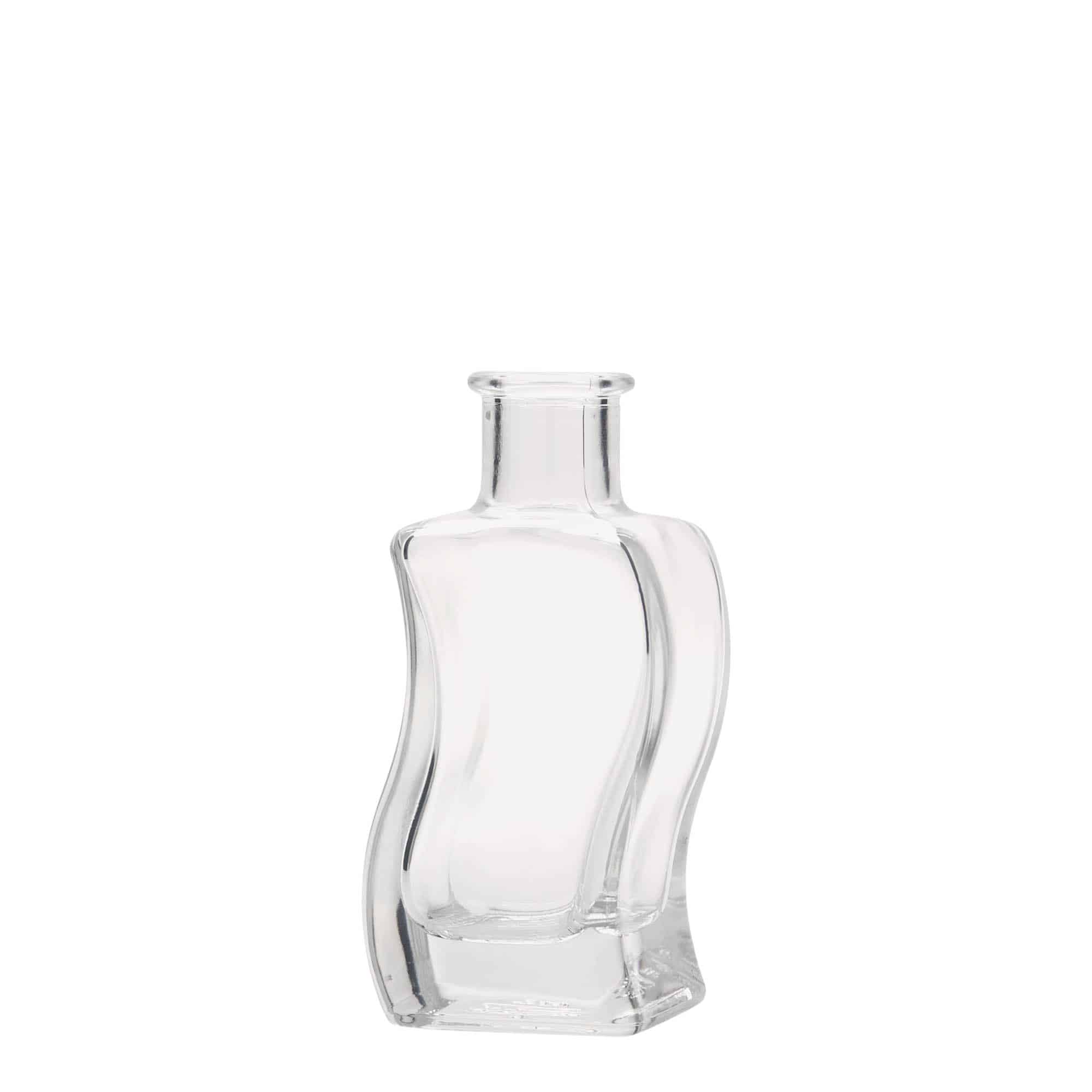 100 ml klaaspudel 'Laine', ruudukujuline, sulgur: kork