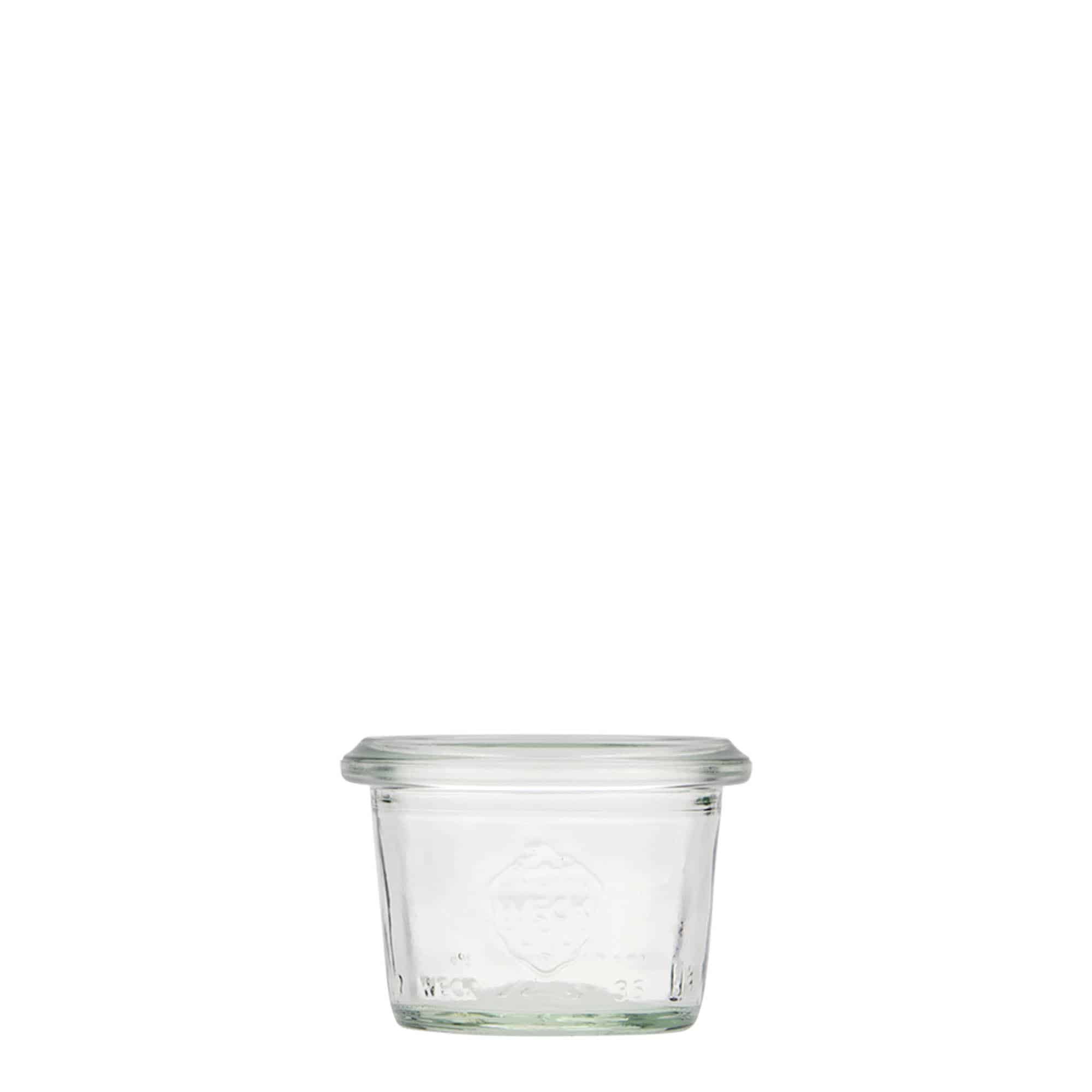 12x 35 ml WECK-klaaspurk klaaskaanega RR 40