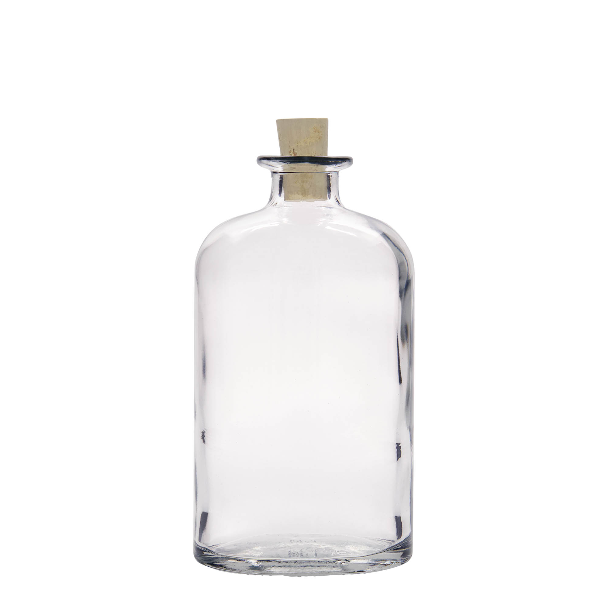 500 ml klaaspudel 'Dundee', ovaalne, suuava: kork 500 ml klaaspudel 'Dundee', ovaalne, suuava: kork