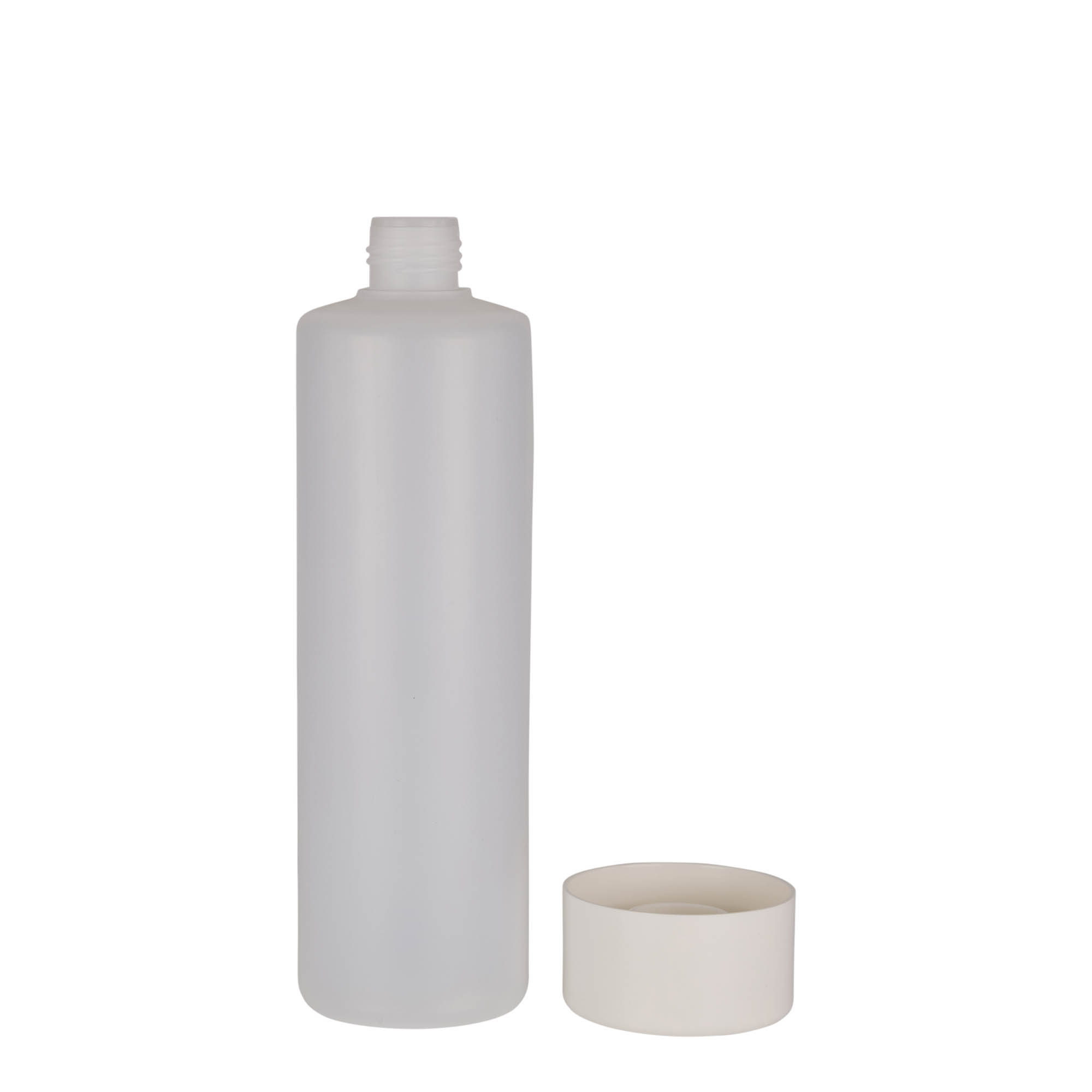 500 ml ümarpudel, PE-plastik, naturaalne, suuava: keeratava korgiga 500 ml ümarpudel, PE-plastik, naturaalne, suuava: keeratava korgiga