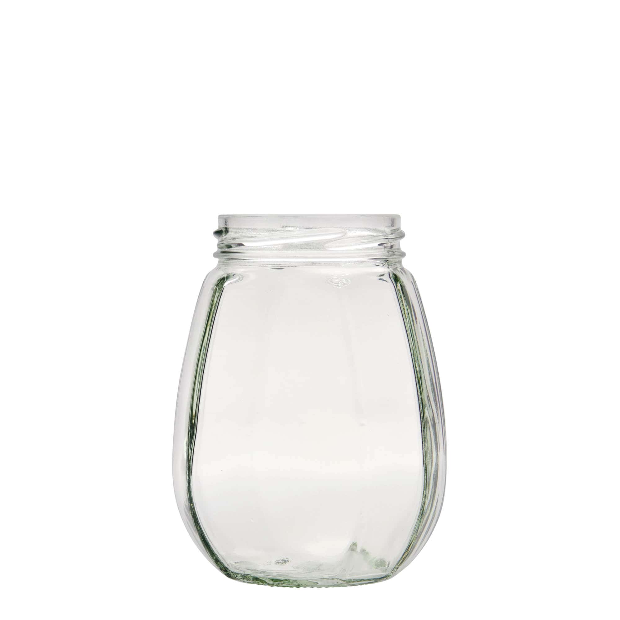 385 ml dekoratiivpurk, kuuekandiline, sulgur: twist-off (TO 63)