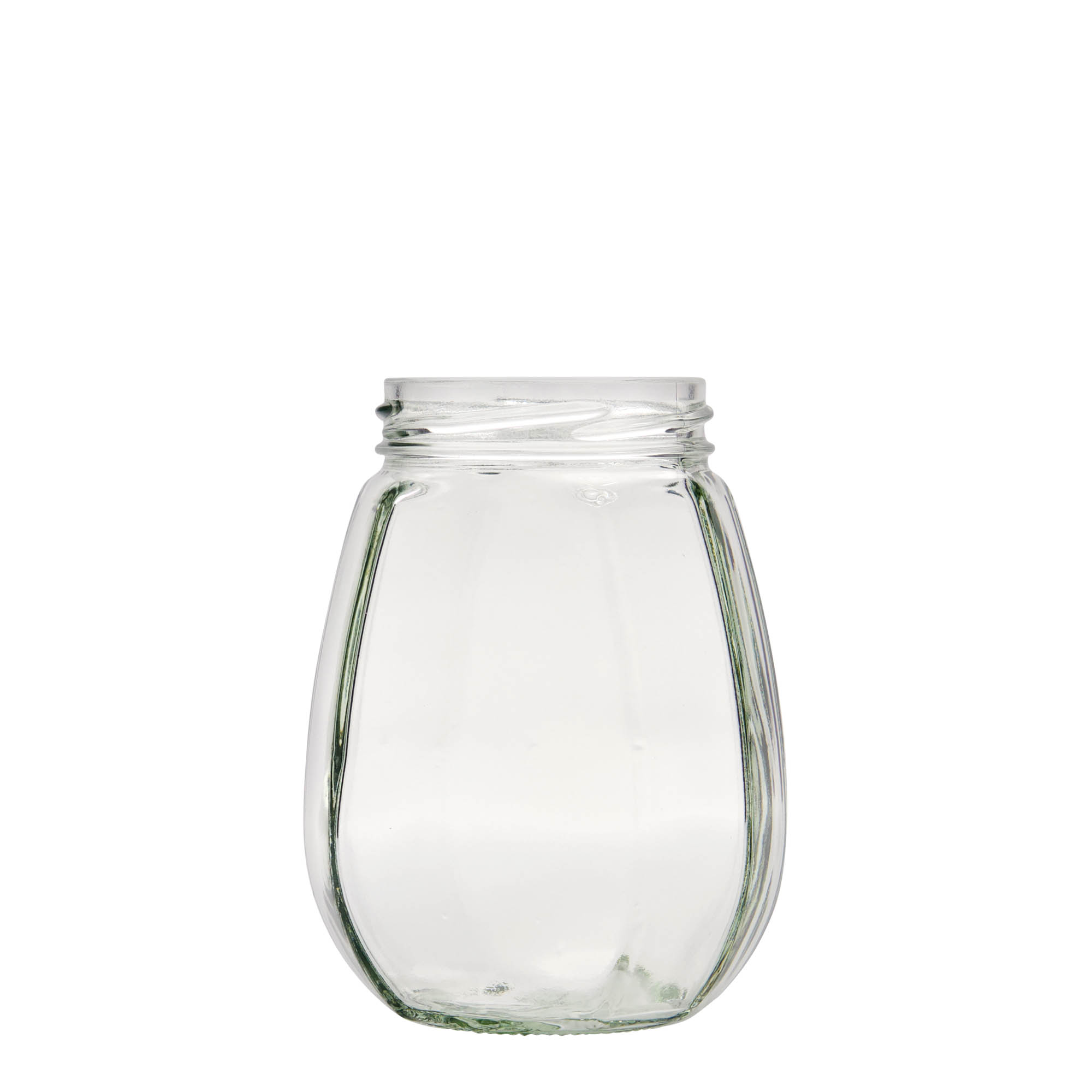 385 ml dekoratiivpurk, kuuekandiline, sulgur: twist-off (TO 63)