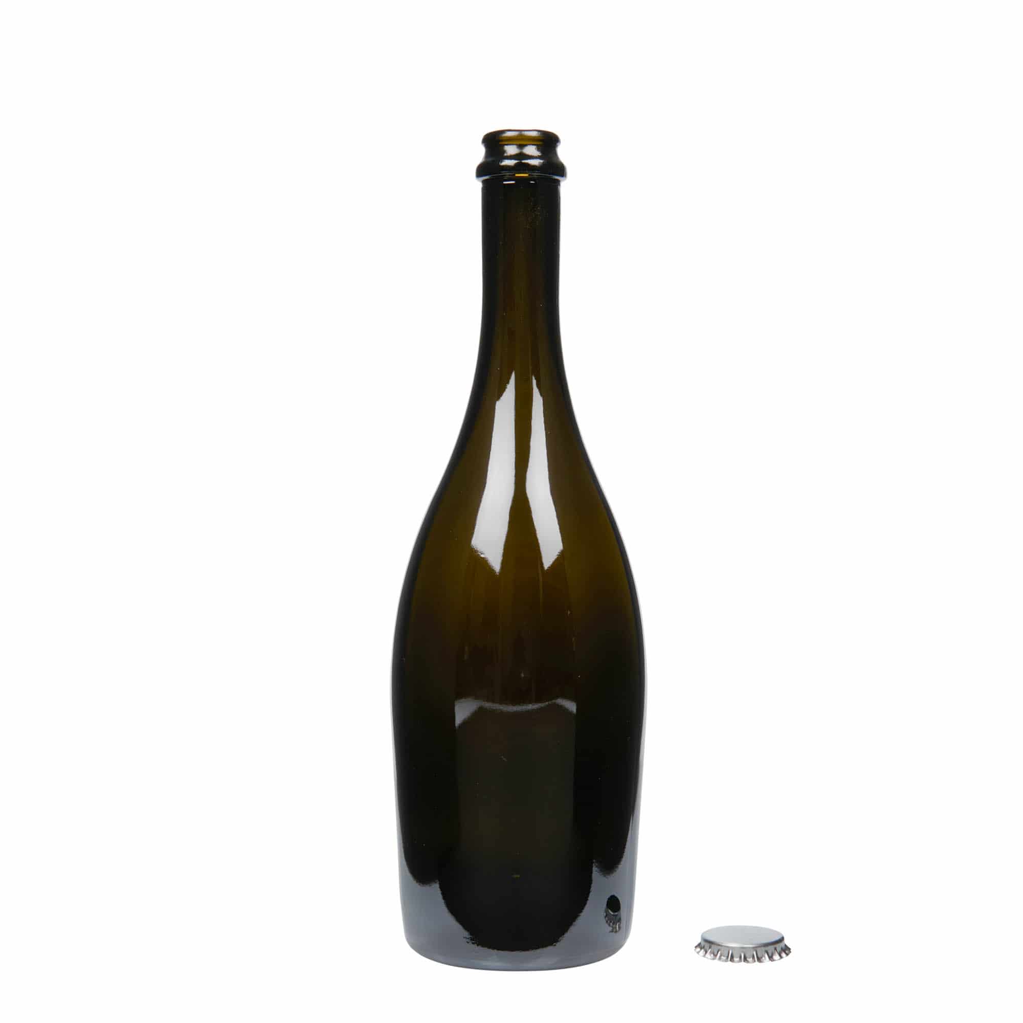 750 ml vahuveinipudel 'Carmen', klaas, antiikroheline, suue: kroonork