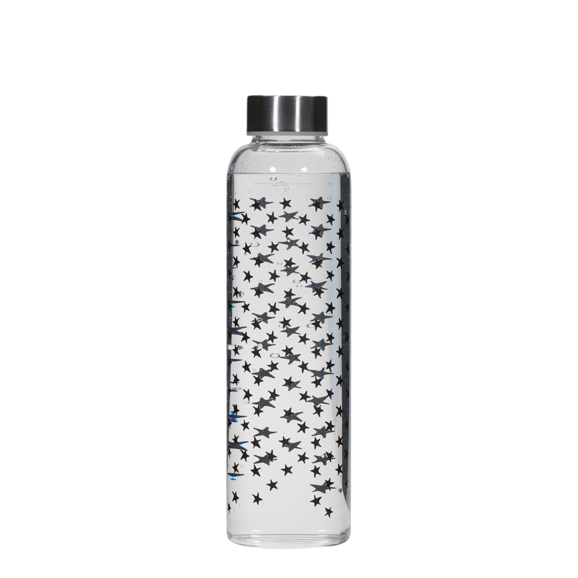 500 ml joogipudel 'Perseus - Mustad Tähed', suuava: keeratava korgiga
