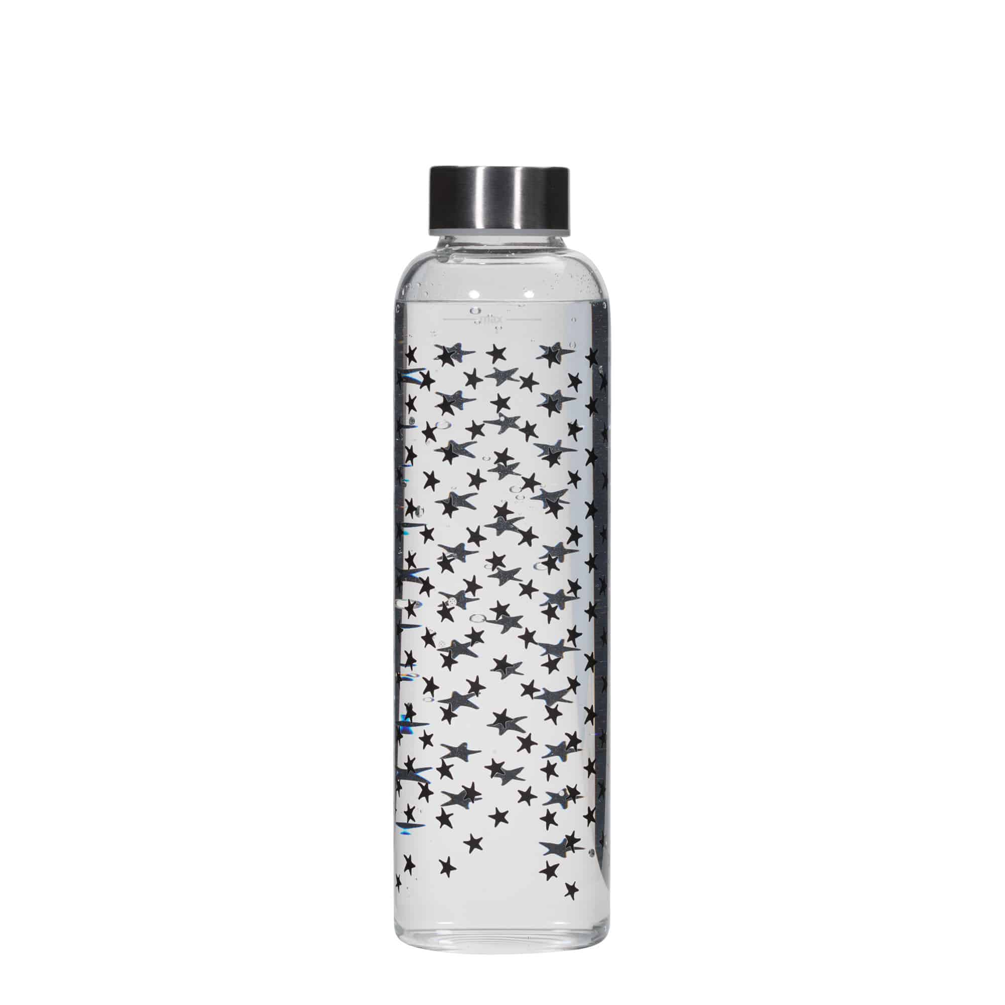 500 ml joogipudel 'Perseus - Mustad Tähed', suuava: keeratava korgiga