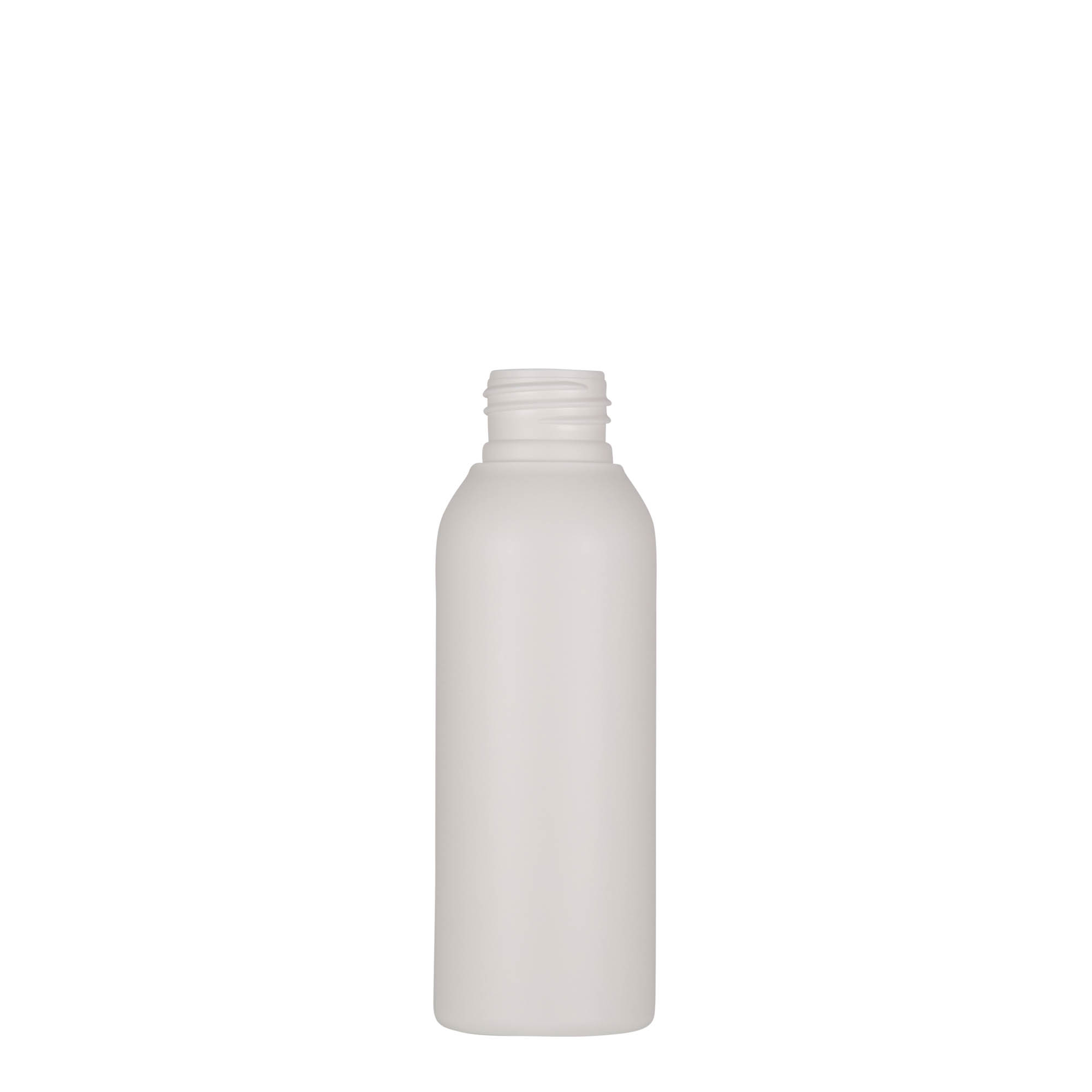 100 ml plastpudel 'Tuffy', HDPE, valge, kael: 24/410