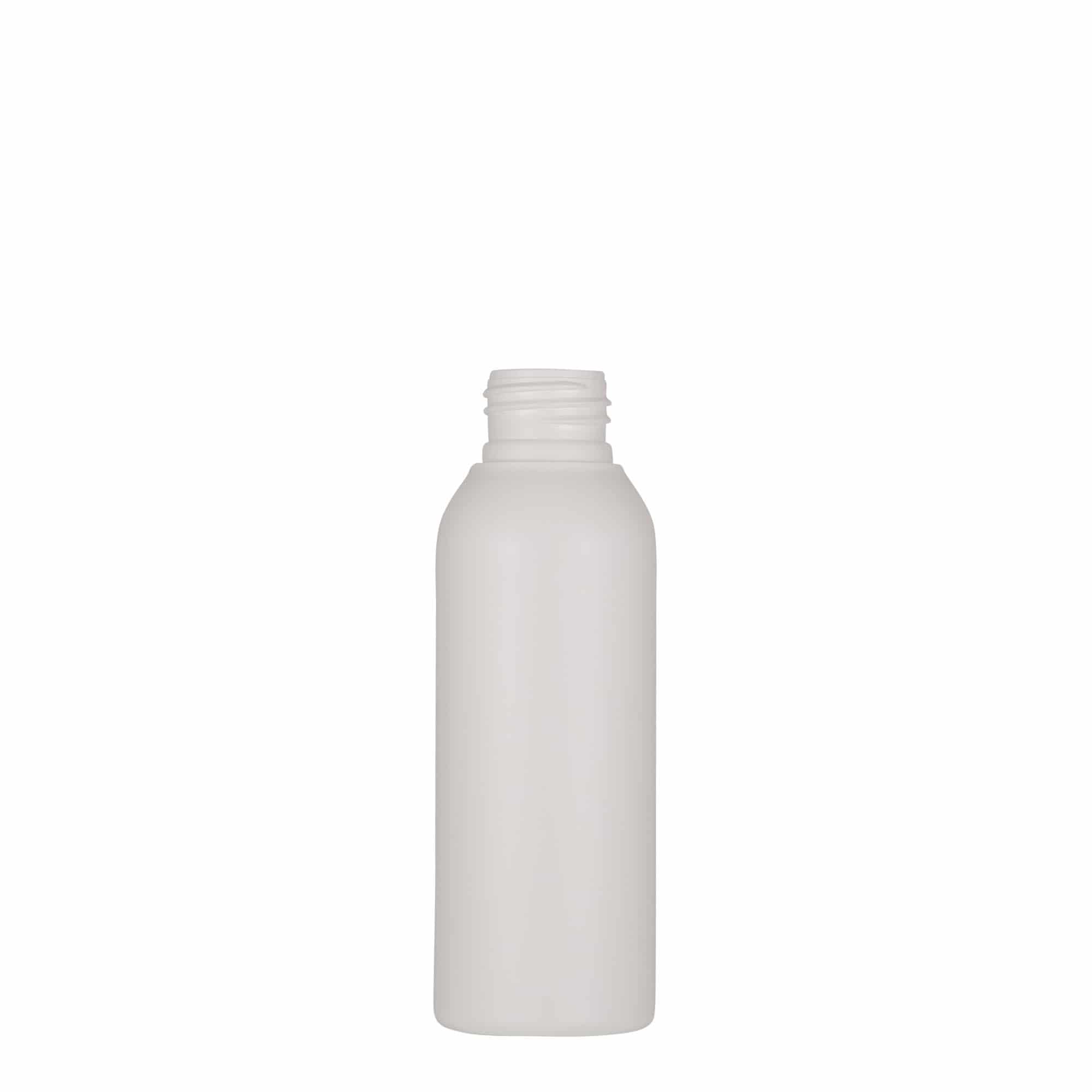 100 ml plastpudel 'Tuffy', HDPE, valge, kael: 24/410