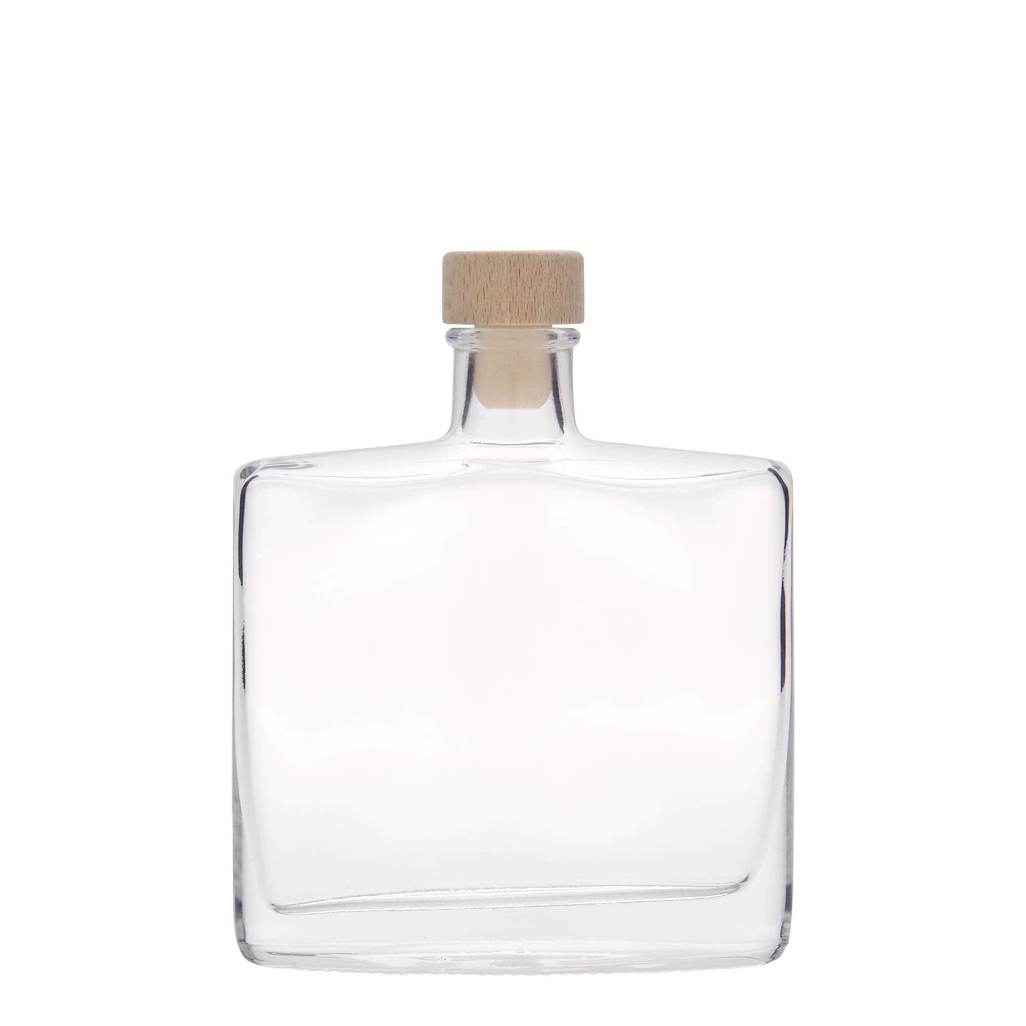 200 ml klaaspudel 'Zorbas', ovaalne, sulgur: kork