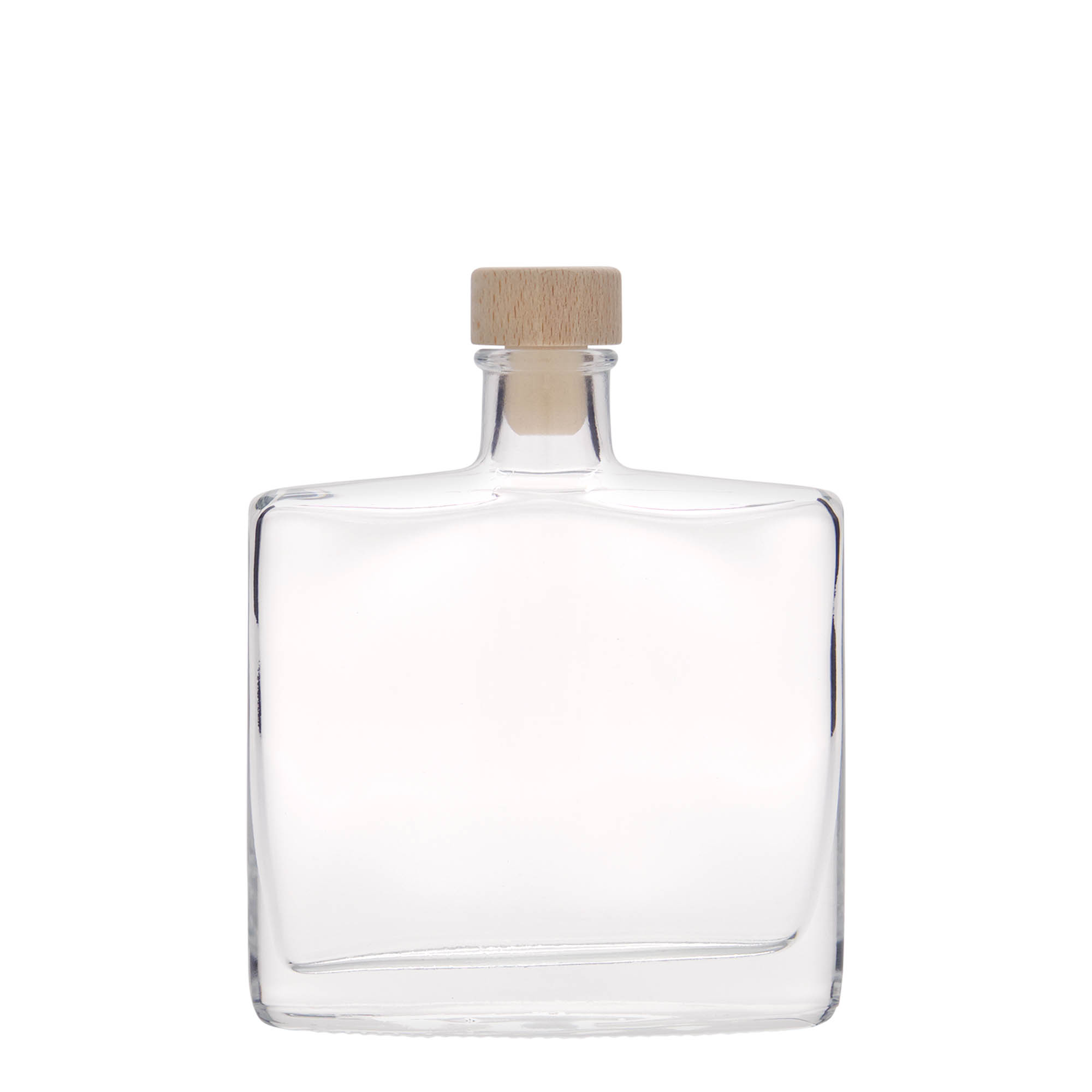 200 ml klaaspudel 'Zorbas', ovaalne, suuava: kork