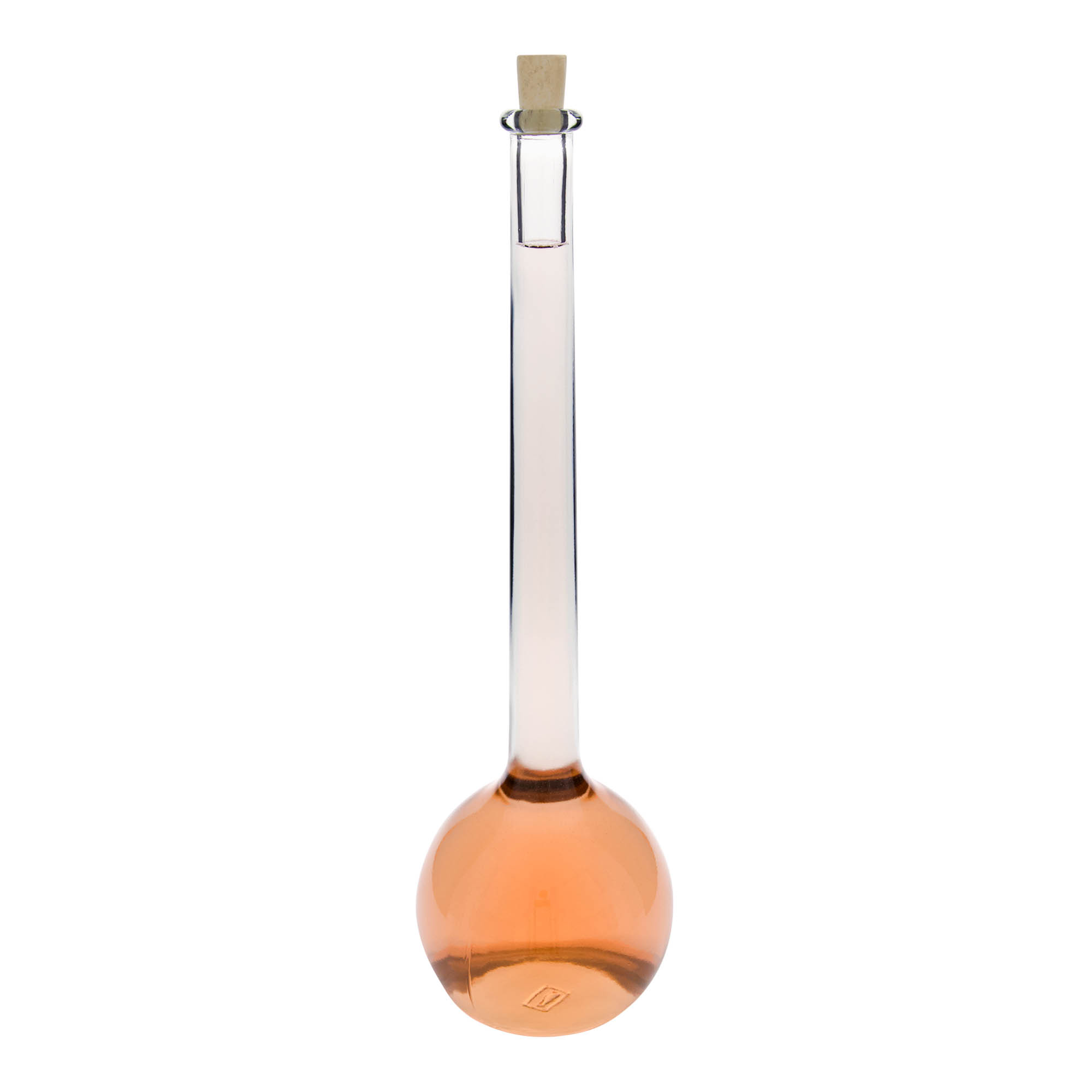 1.500 ml klaaspudel 'Tulipano', ava: kork