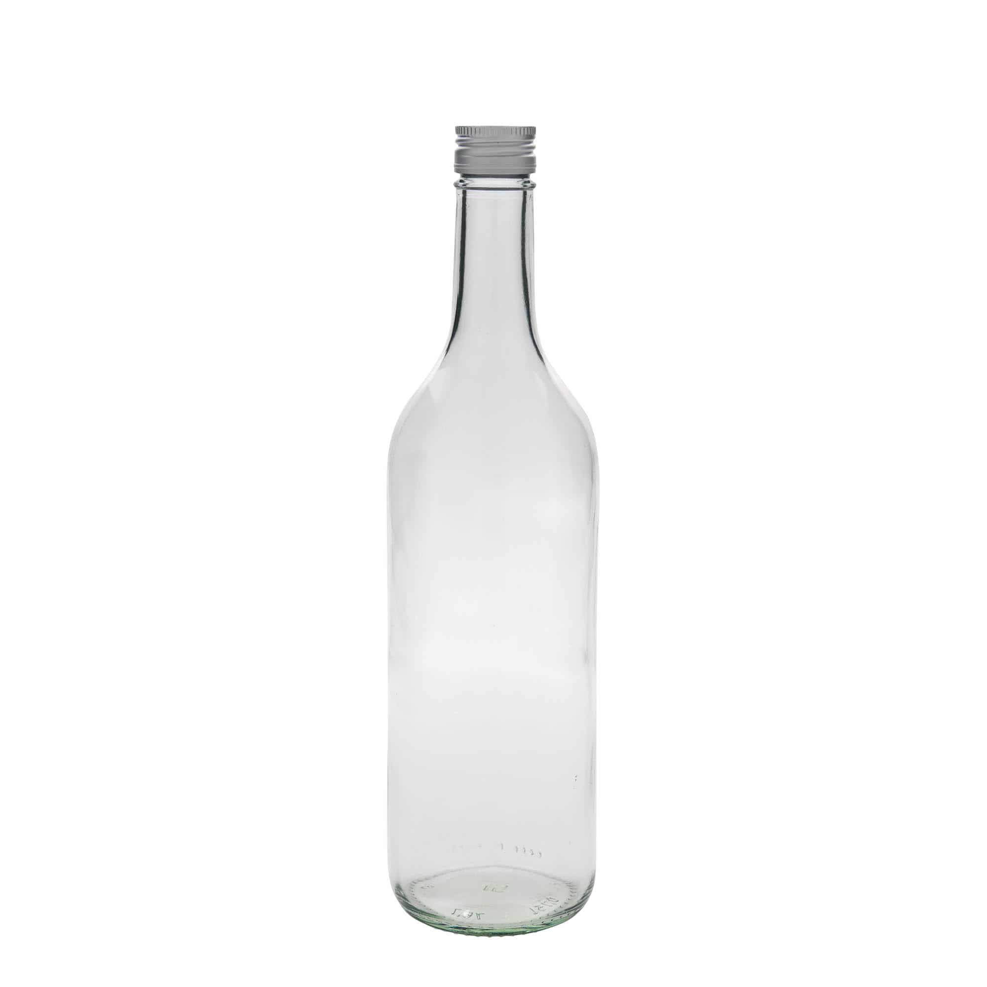 750 ml klaaspudel 'Bordeaux', sulgur: PP 28