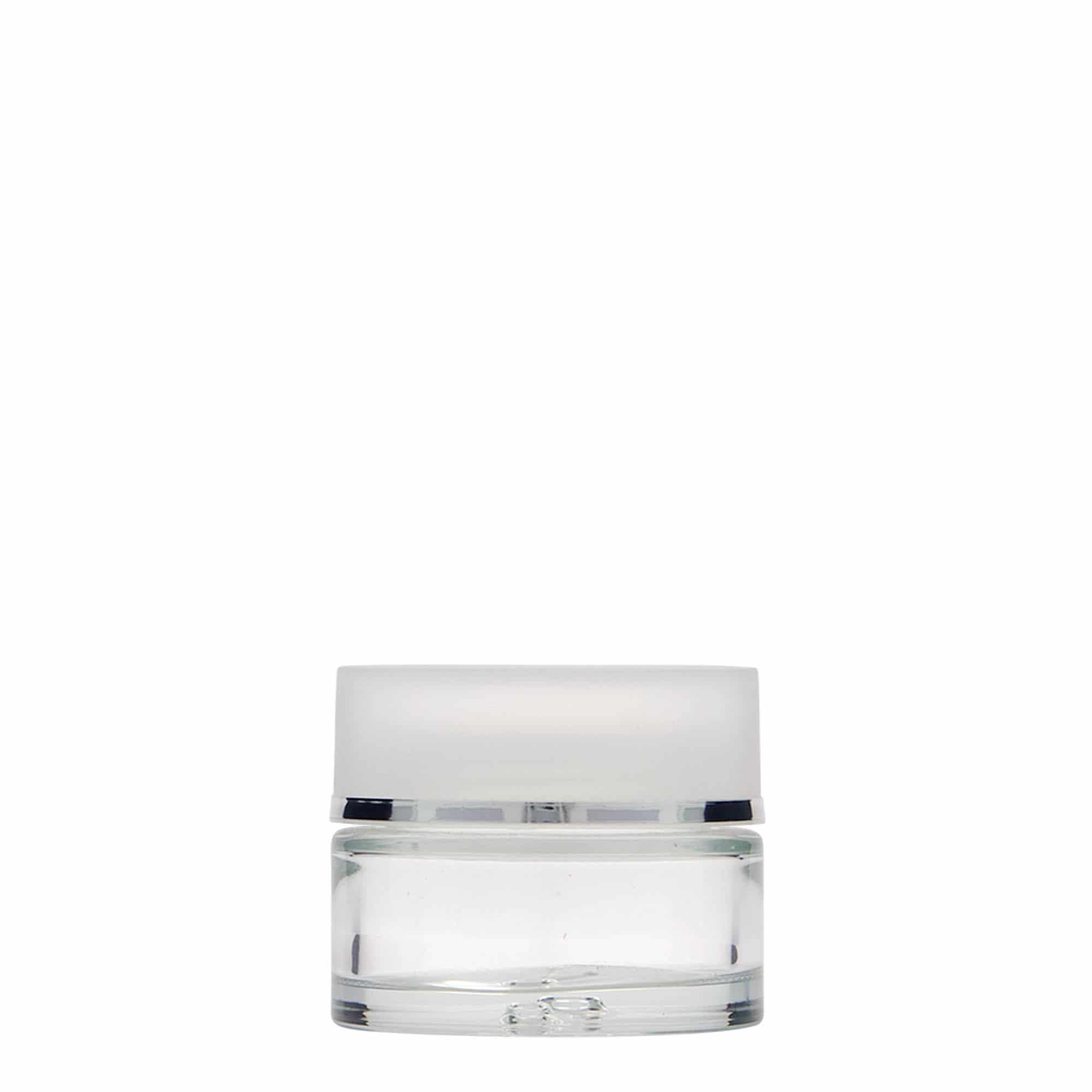 30 ml kosmeetikapurk 'Clear Edition', klaas, sulgur: keeratav kaas