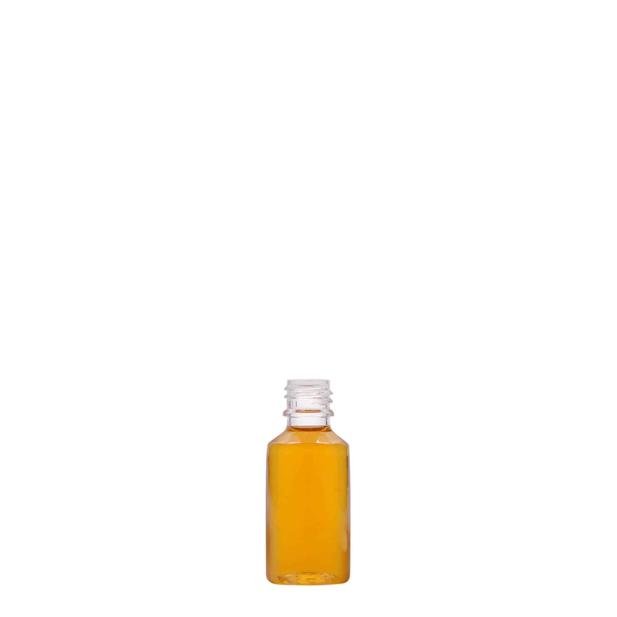 10 ml PET-pudel 'E-Liquid' kvaliteedikaitsme ja lapselukuga, plast, sulgur: keeratav kork
