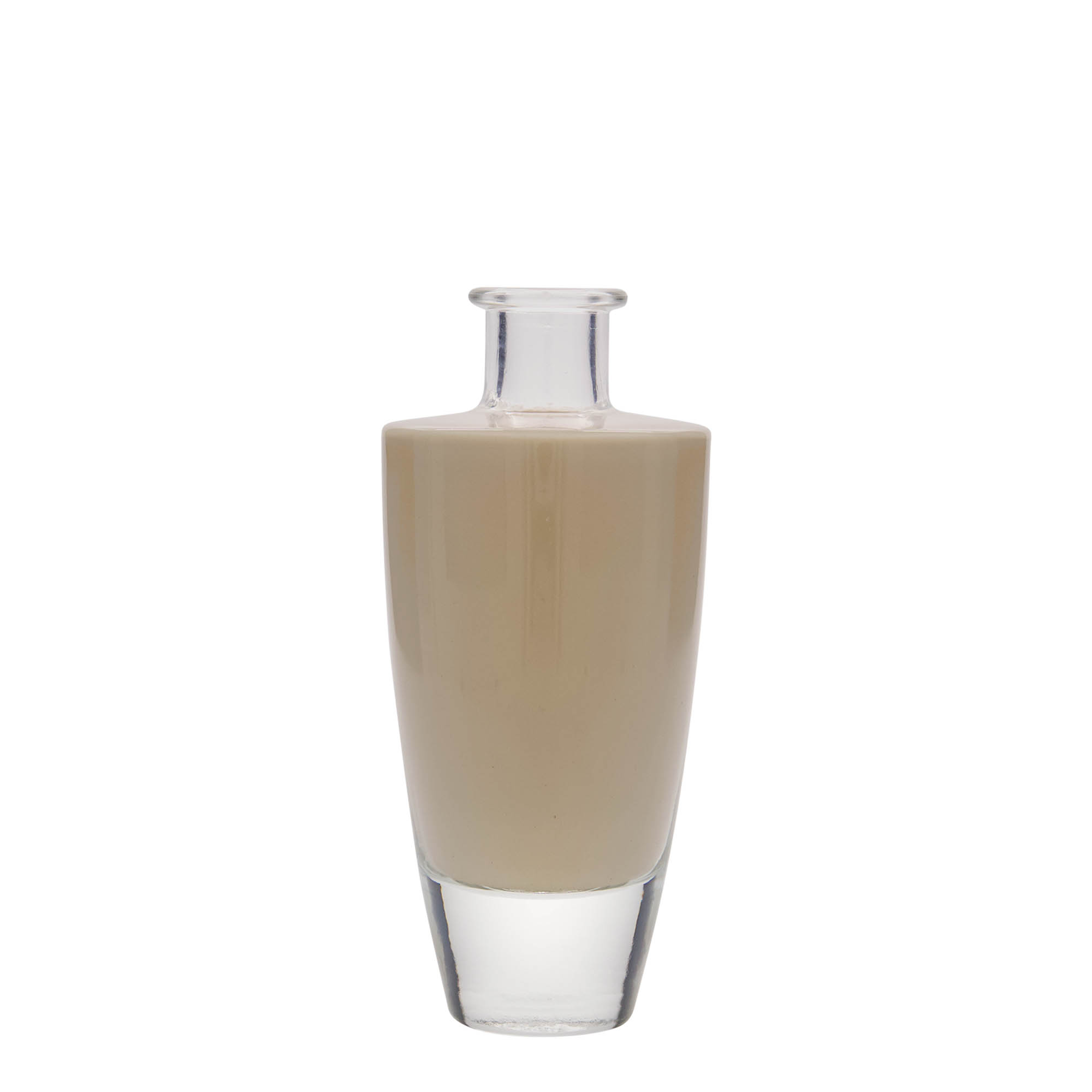 200 ml klaaspudel 'Vanessa', ovaalne, sulgur: kork