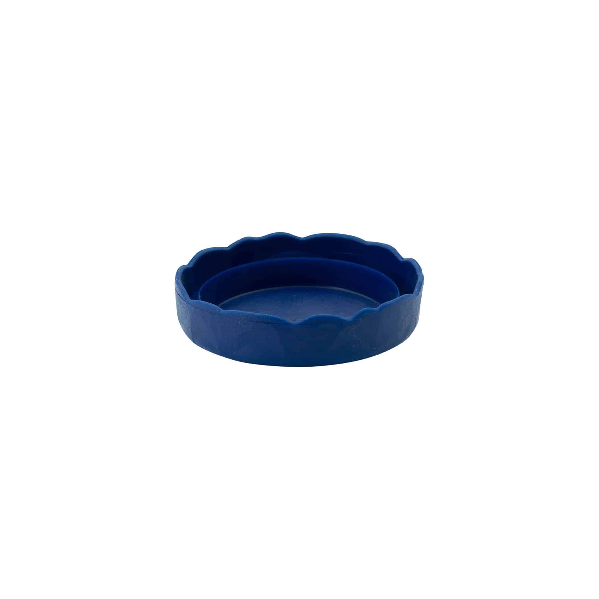 Kaaneplaat kitsakaelalisele keraamilisele potile, HDPE-plastik, sinine