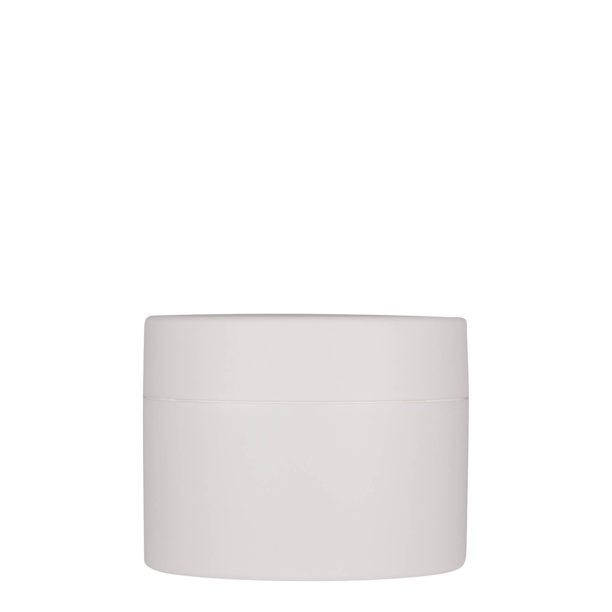 250 ml plasttoos 'Antonella', PP, valge, sulgur: keeratav kaas