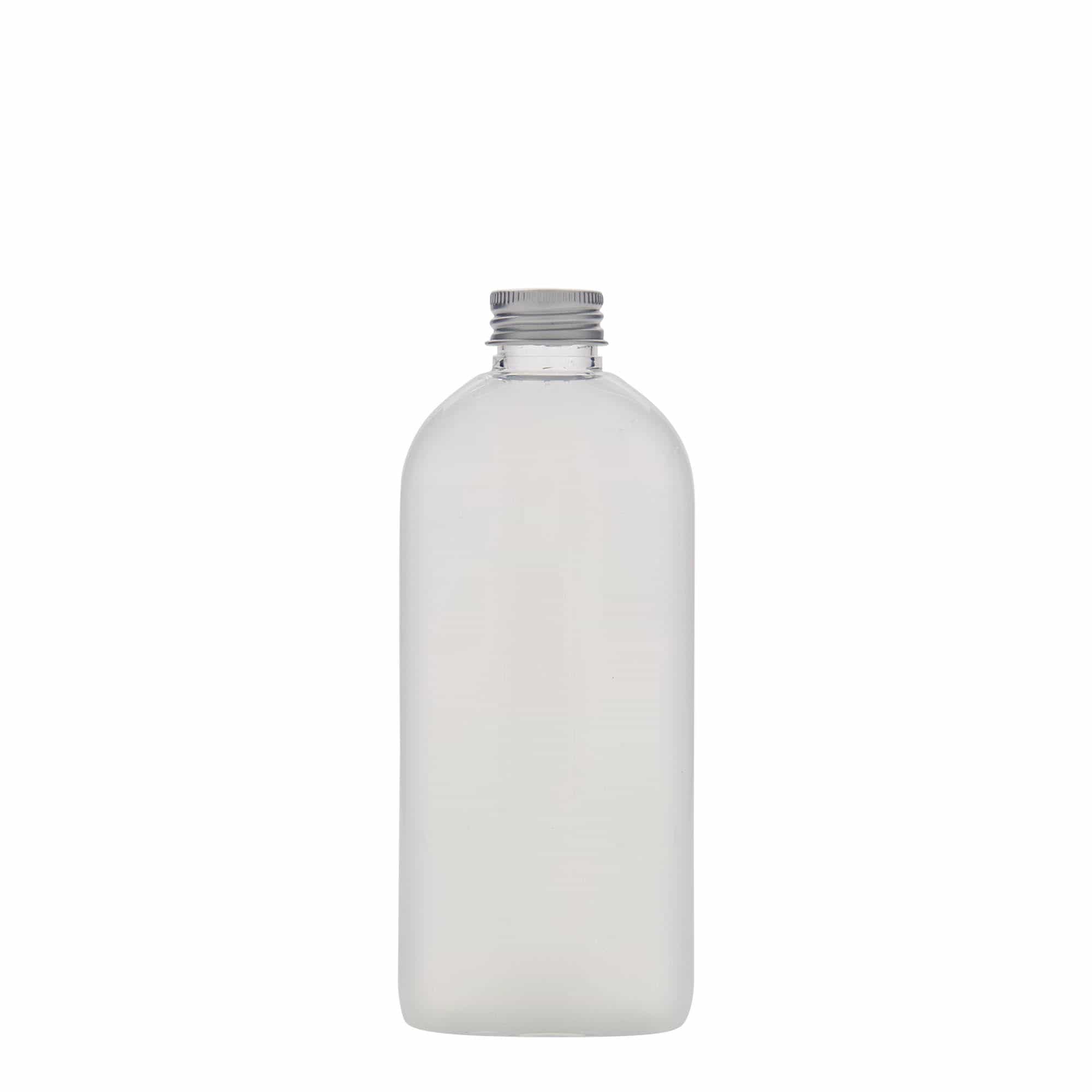 250 ml PET-pudel 'Iris', ovaalne, plast, sulgur:  24/410