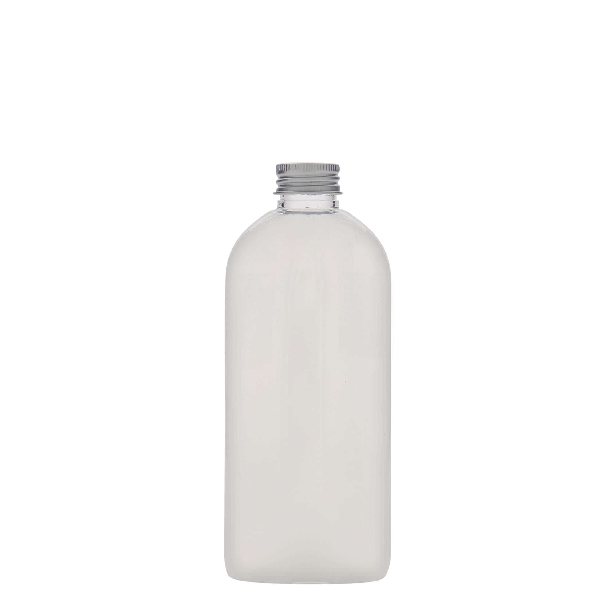 250 ml PET-pudel 'Iris', ovaalne, plastik, kael: 24/410