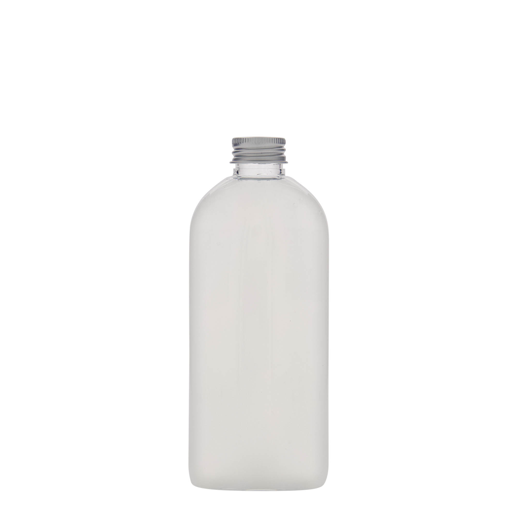 250 ml PET-pudel „Iris“, ovaalne, plastik, avale: 24/410