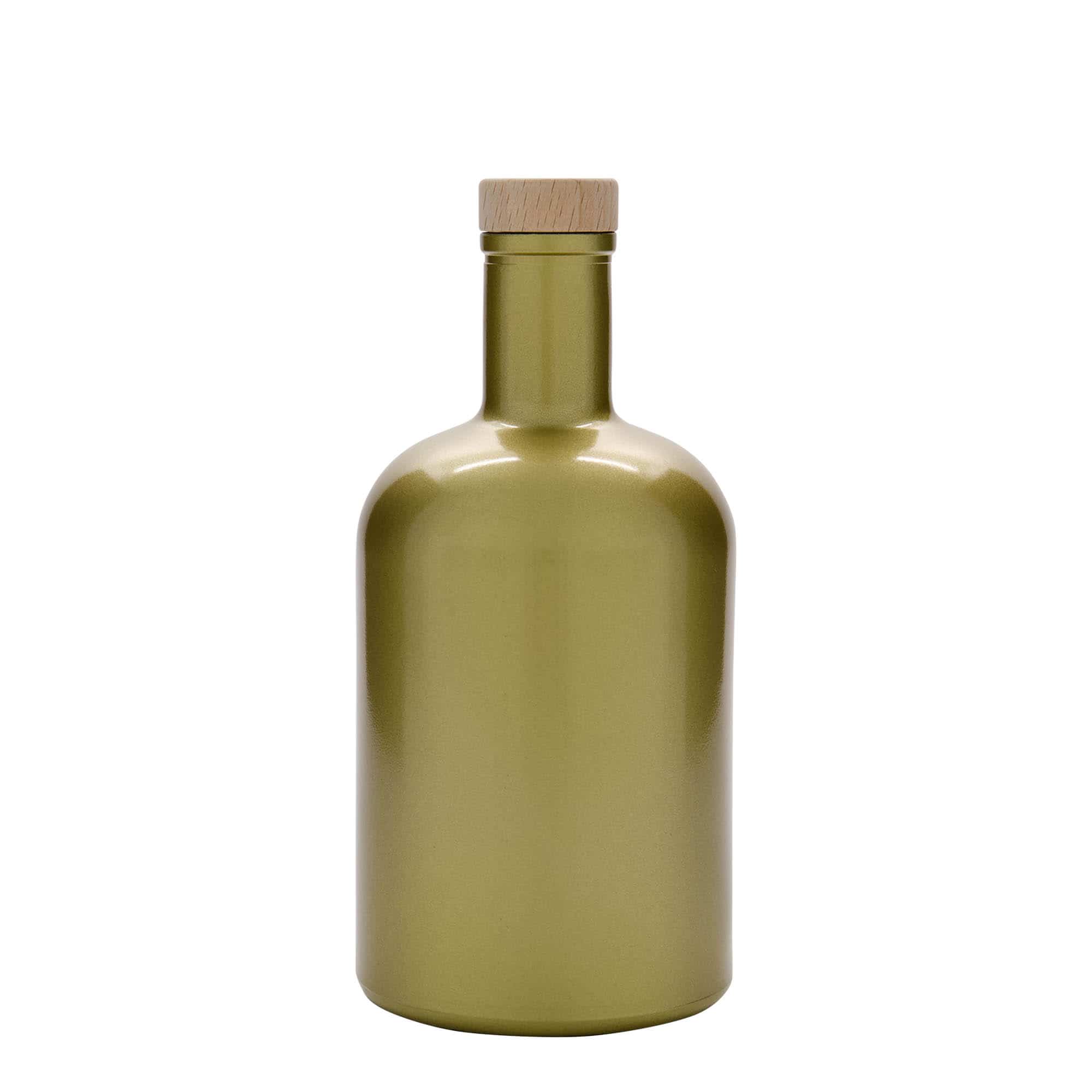 700 ml klaaspudel 'Gerardino', kuldne, sulgur: kork