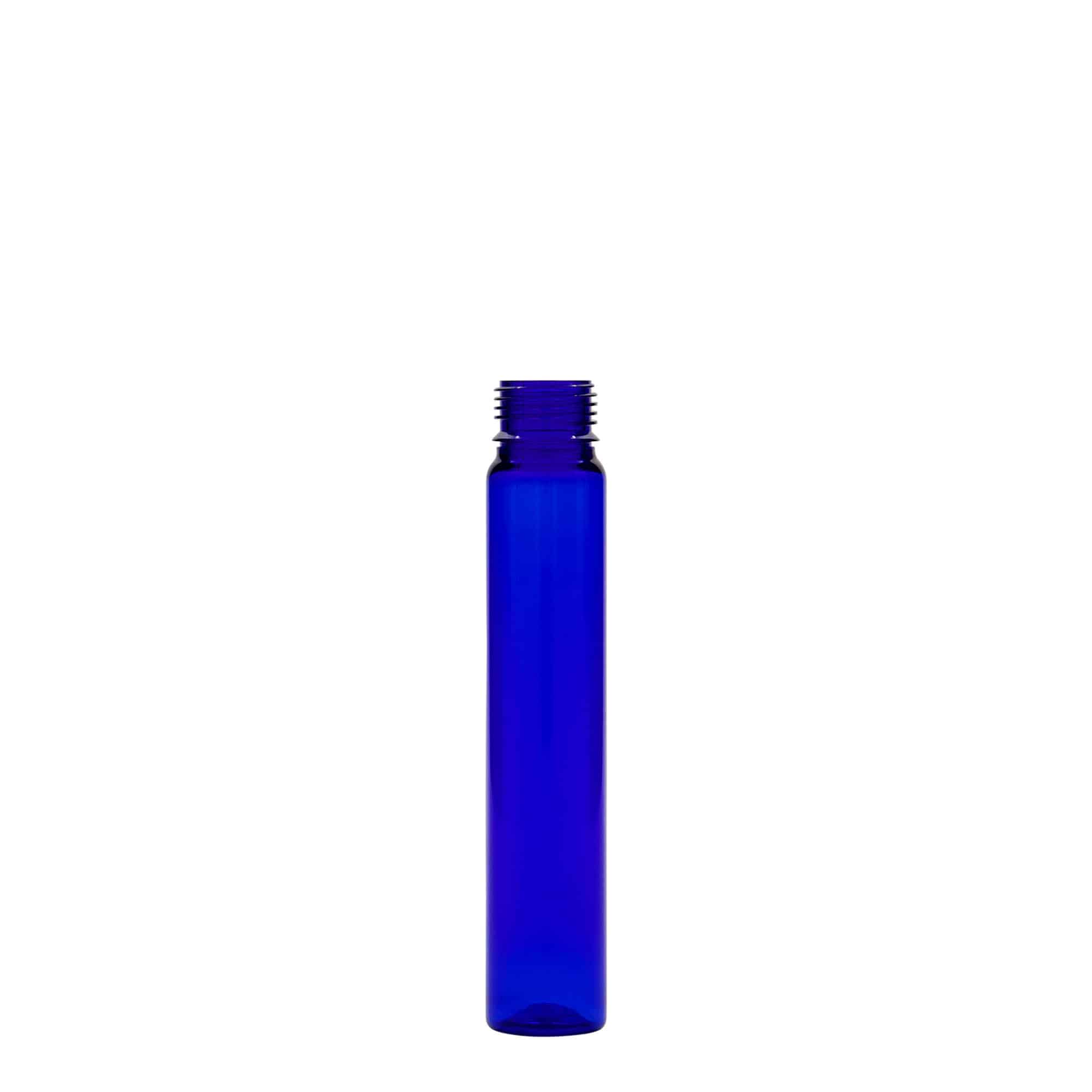 25 ml PET toruke, plastik, kuninglik sinine, suuava: kruvikork