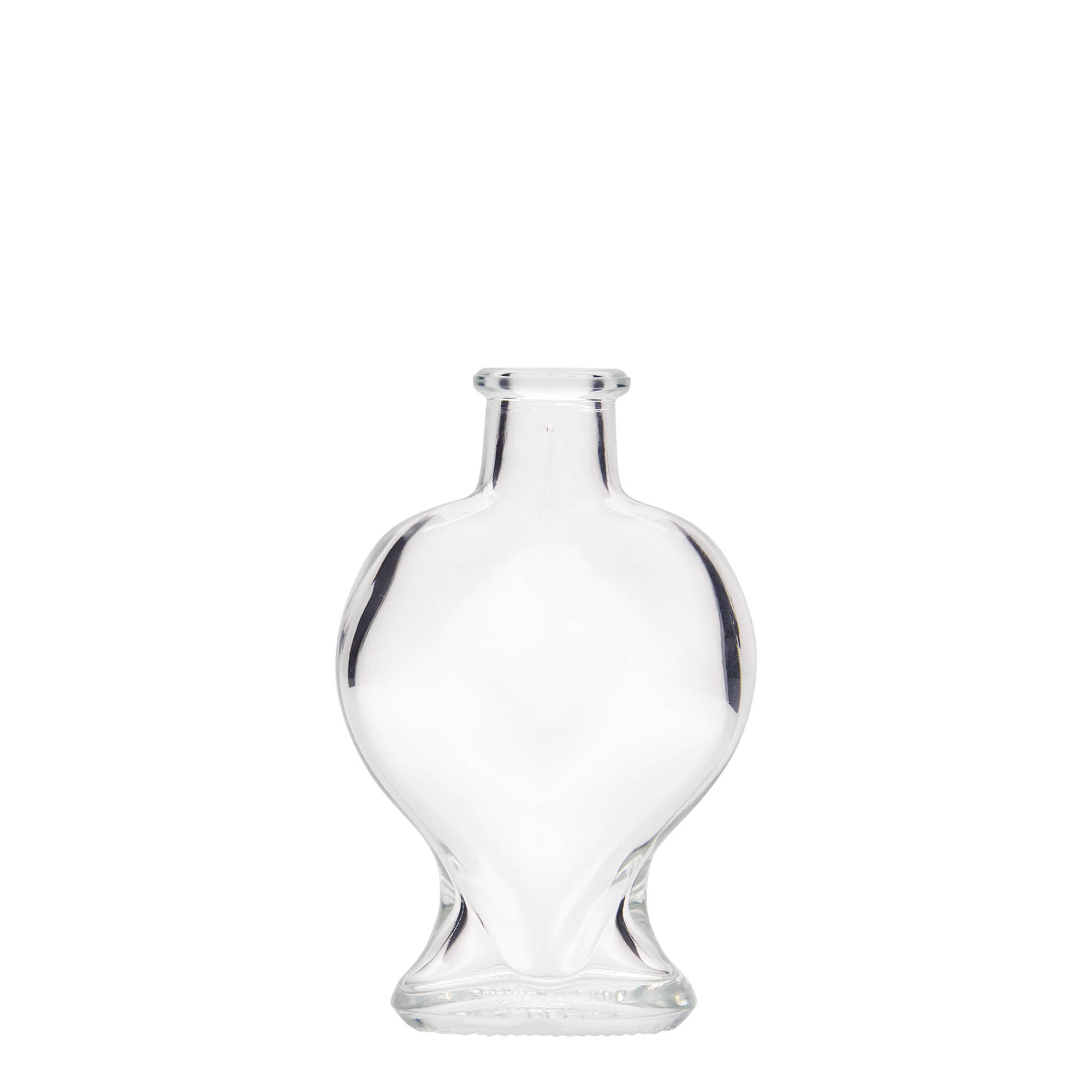 100 ml klaaspudel „Süda“, avale: kork