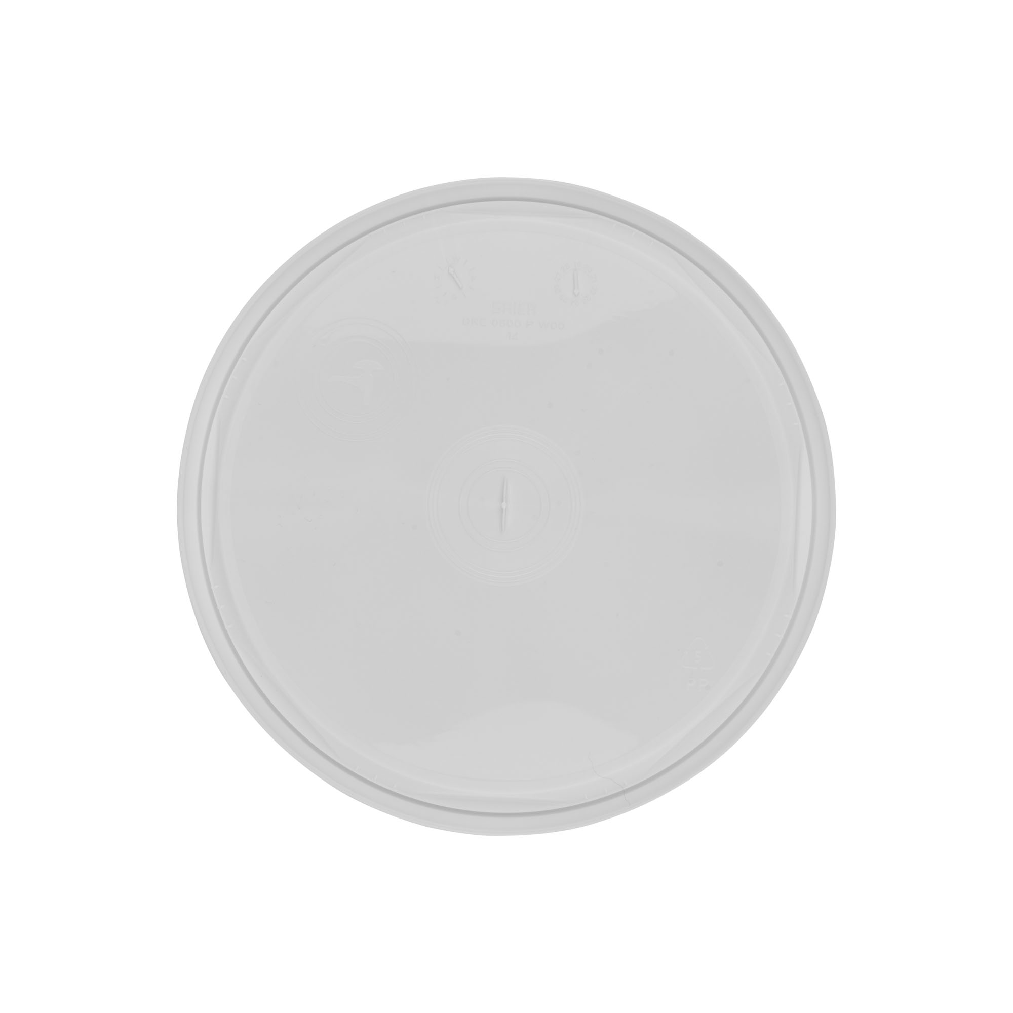 Kaane 5-6 l ämbrile, PP-plast, valge