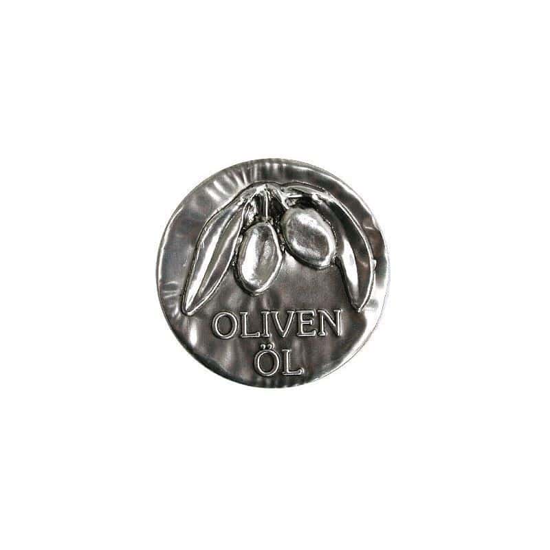 Tin silt „Oliveõli“, metall, hõbedane