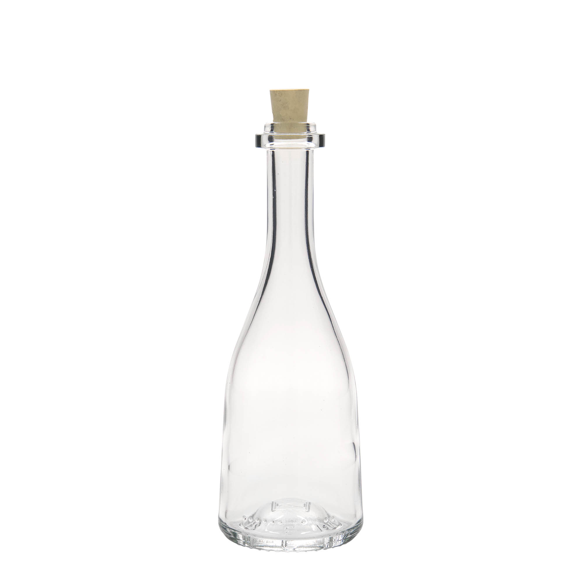 200 ml klaaspudel 'Rustica', ava: kork