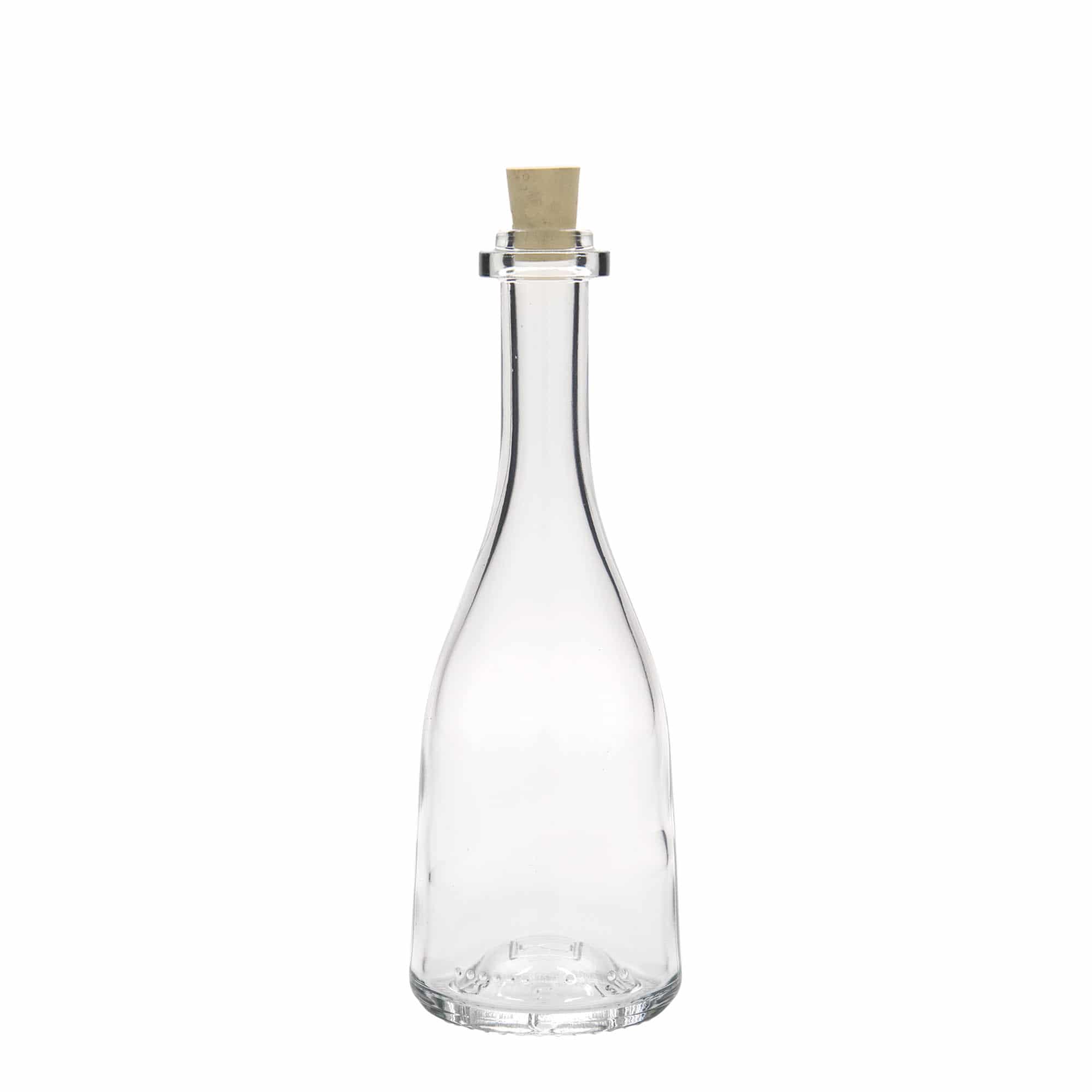 200 ml klaaspudel 'Rustica', ava: kork