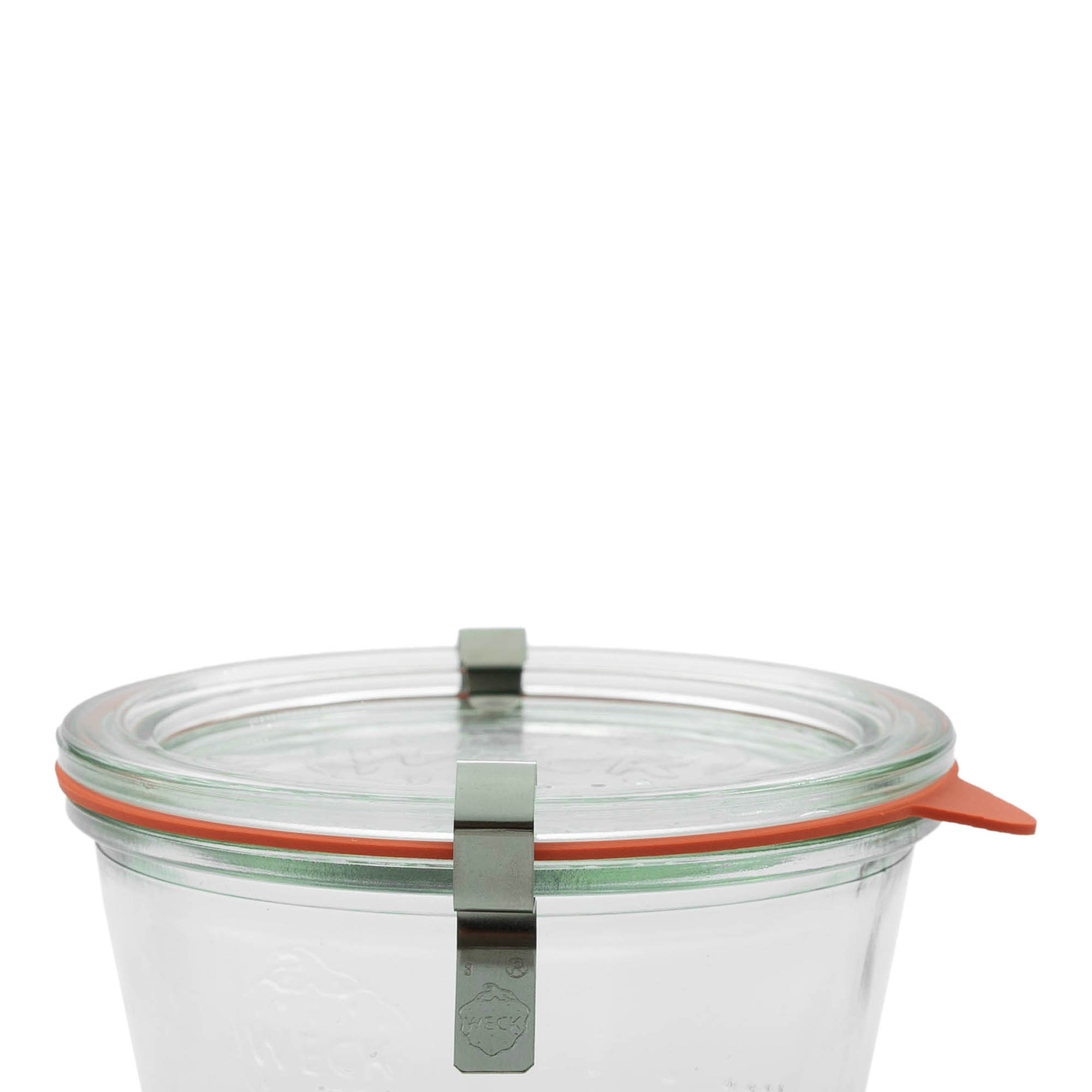 WECK-klamber #, roostevaba teras, hõbedane WECK-klamber #, roostevaba teras, hõbedane