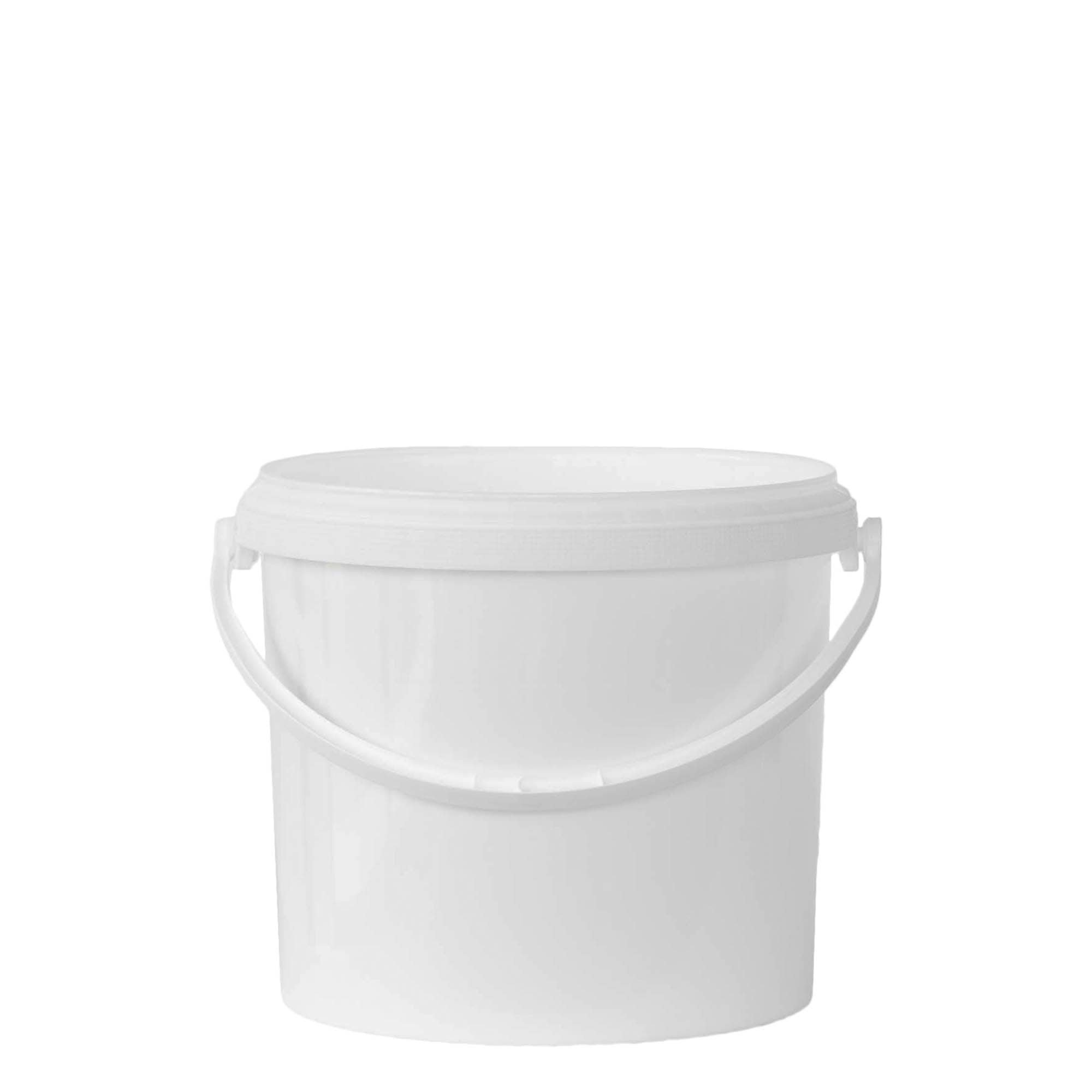 5 l ämber, PP-plast, valge