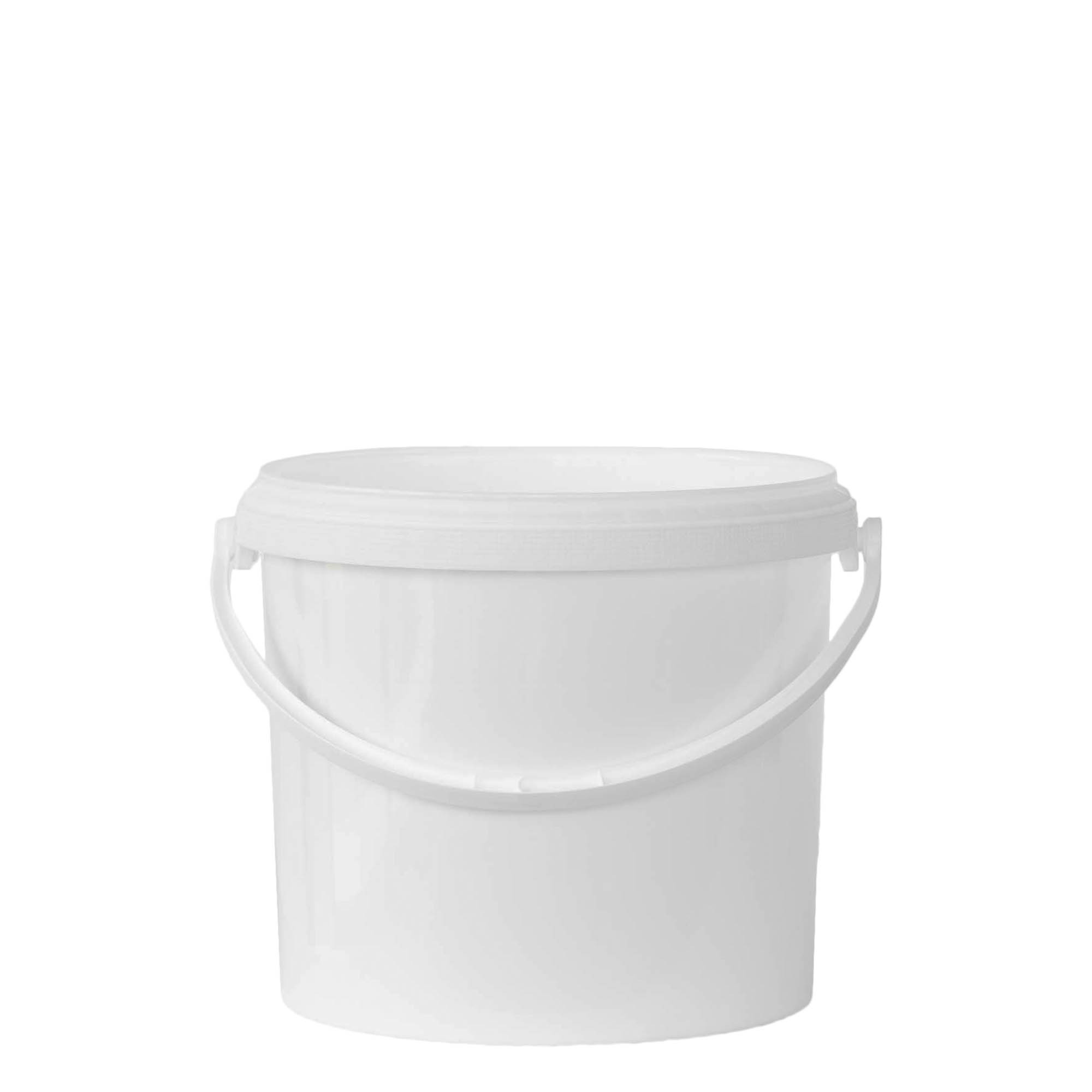 5 l ämber, PP-plast, valge 5 l ämber, PP-plast, valge