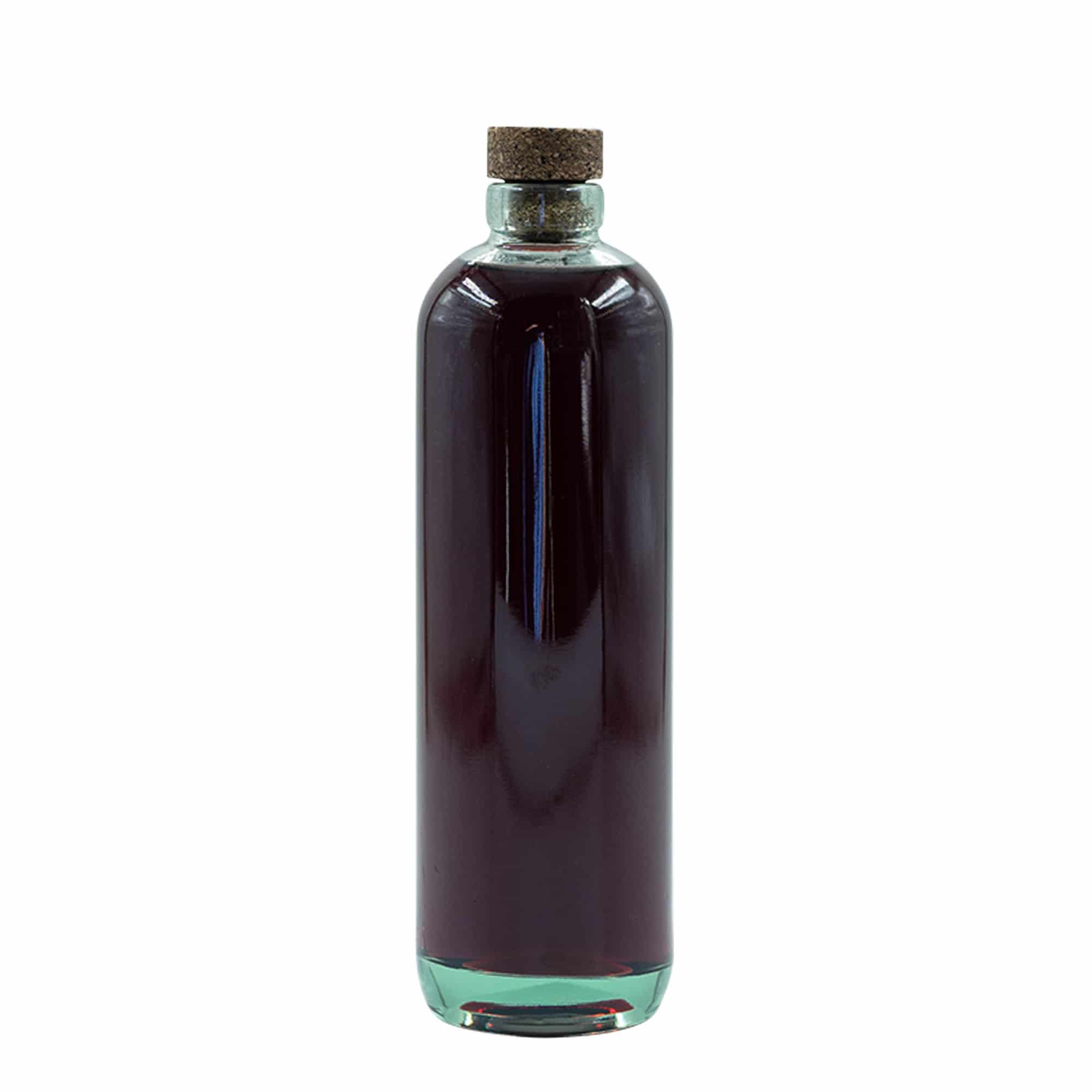 700 ml klaaspudel 'Pilot', ava: kork