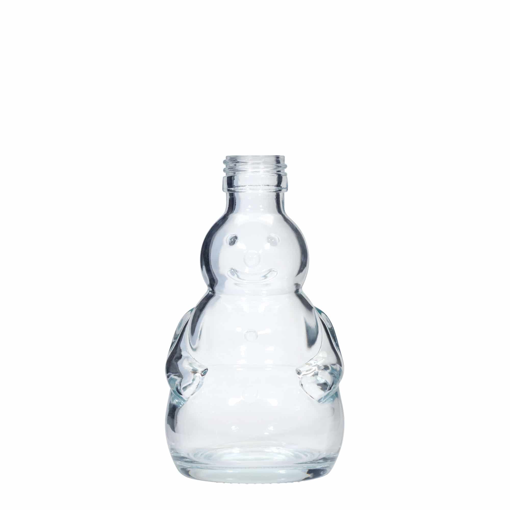 200 ml klaaspudel 'Lumiinimene', suu: PP 28