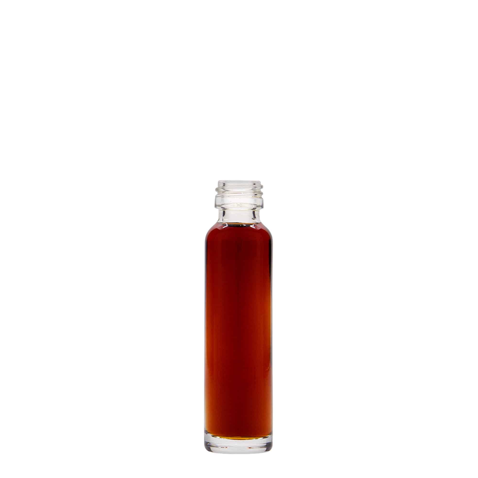20 ml kruviga pudel, klaas, suuava: PP 18