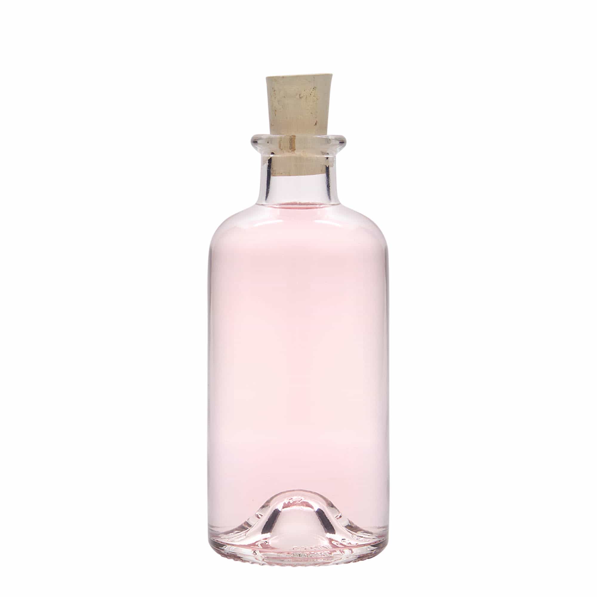 200 ml klaasist apteegipudel, sulgur: kork