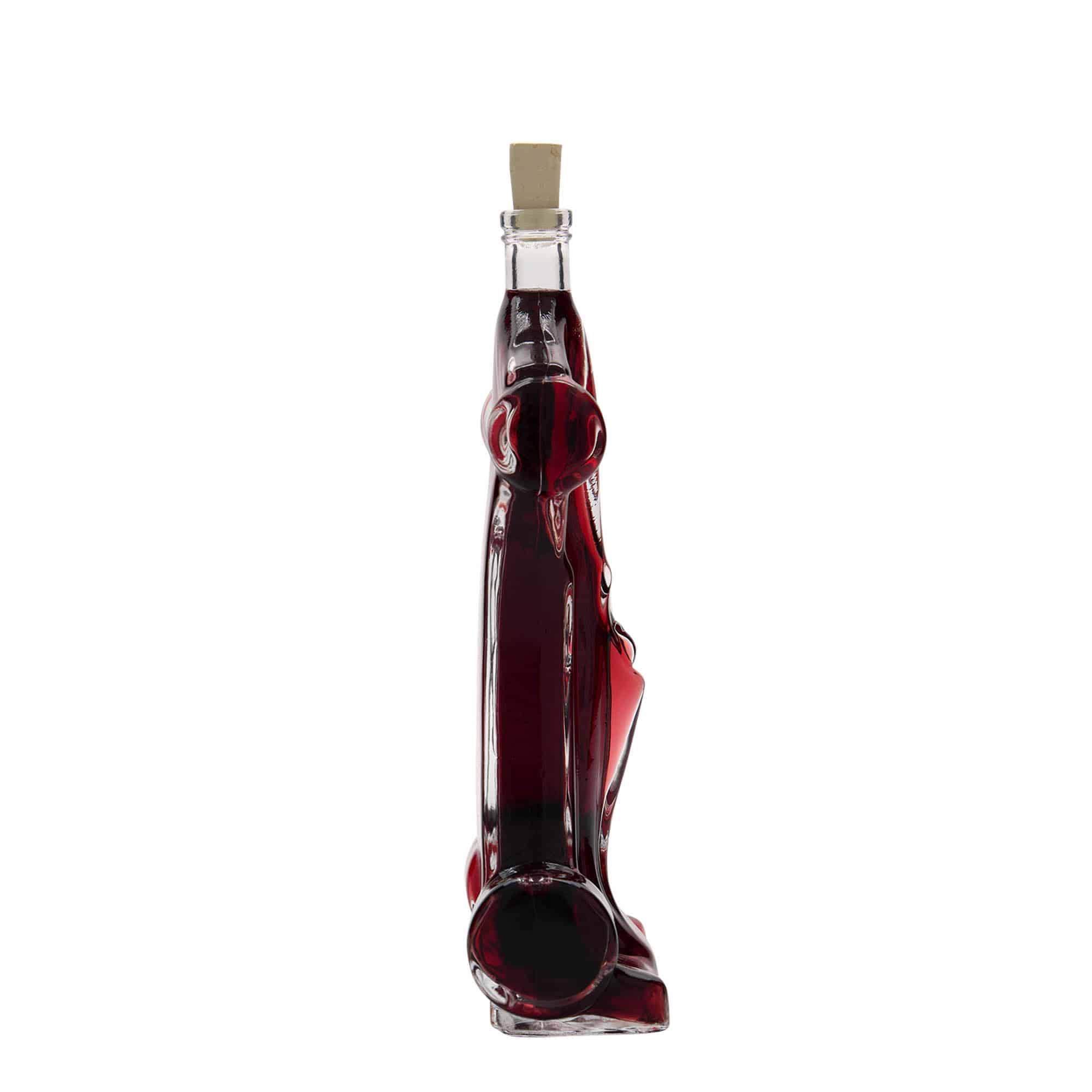 200 ml klaaspudel „Rennwagen“, suuava: kork