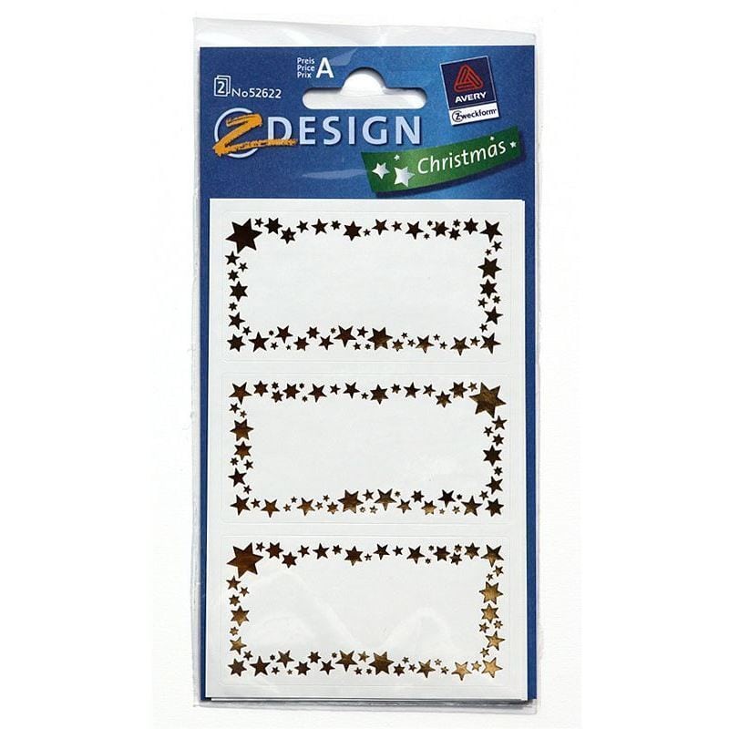 Zweckform sildid „Tähtraam“, paber, kuldne Zweckform sildid „Tähtraam“, paber, kuldne