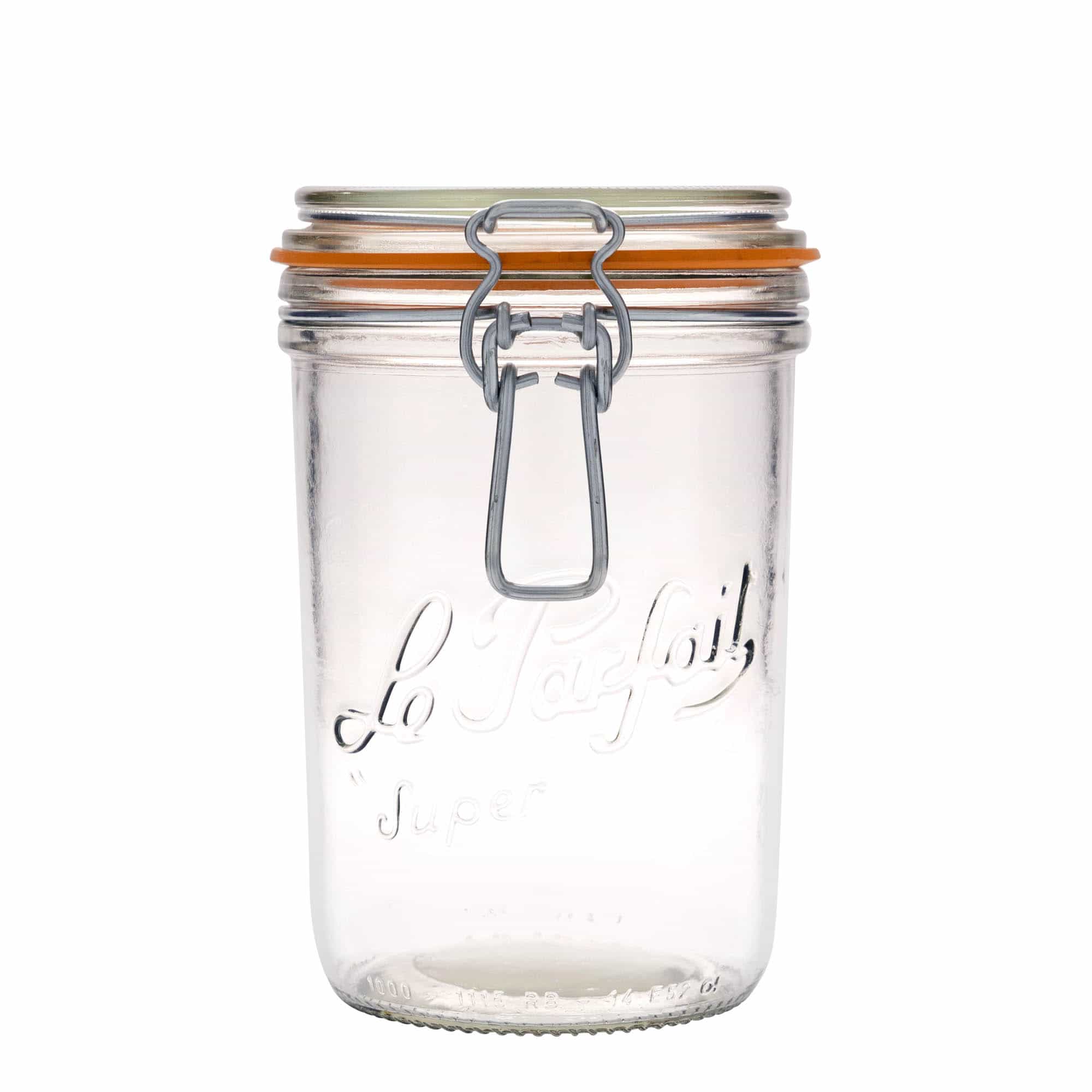 1.000 ml traadikäepideme jaanpurk 'Le Parfait Super Terrine', suuava: traadikäepideme sulgur 1.000 ml traadikäepideme jaanpurk 'Le Parfait Super Terrine', suuava: traadikäepideme sulgur