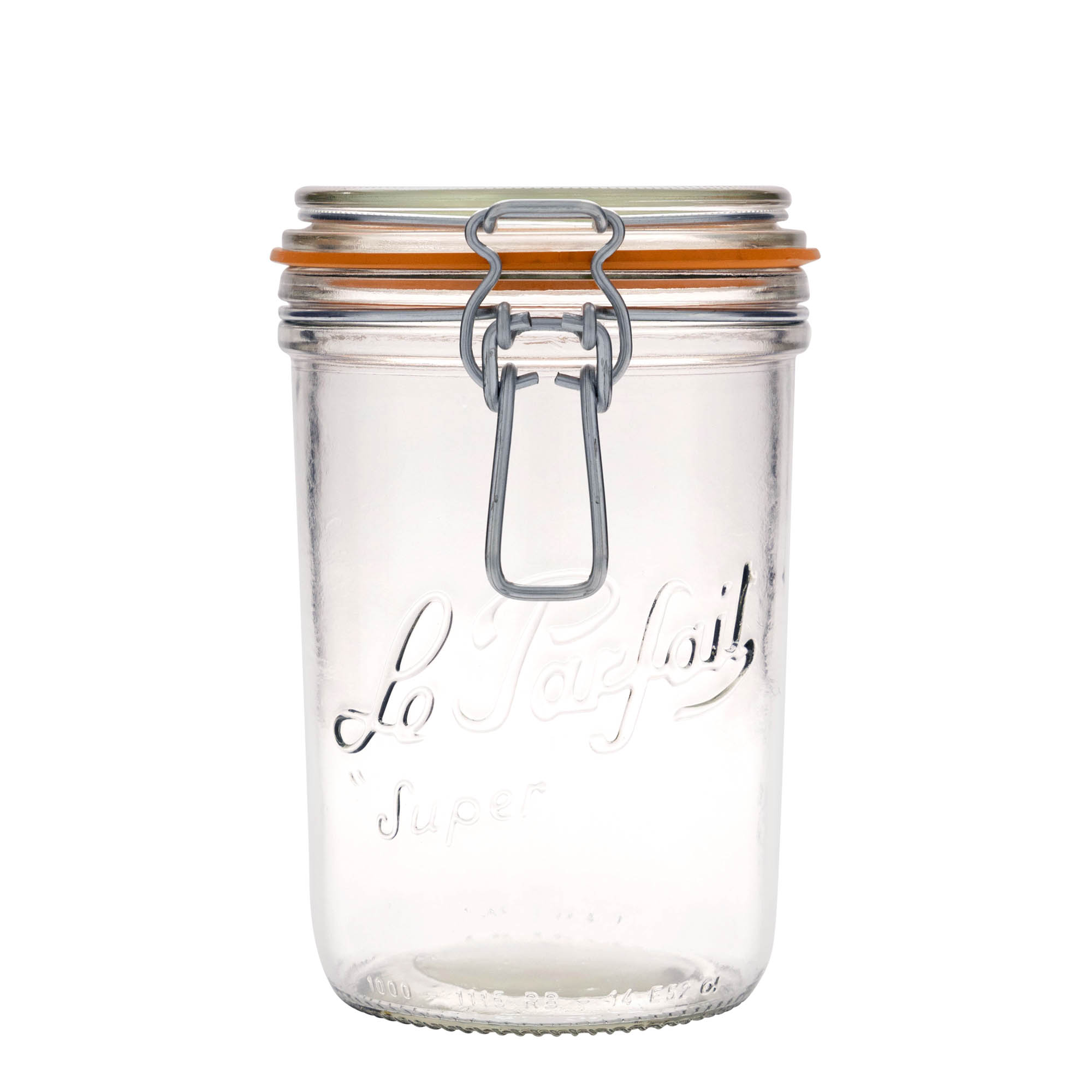 1.000 ml traadikäepideme jaanpurk „Le Parfait Super Terrine“, avale: traadikäepideme sulgur