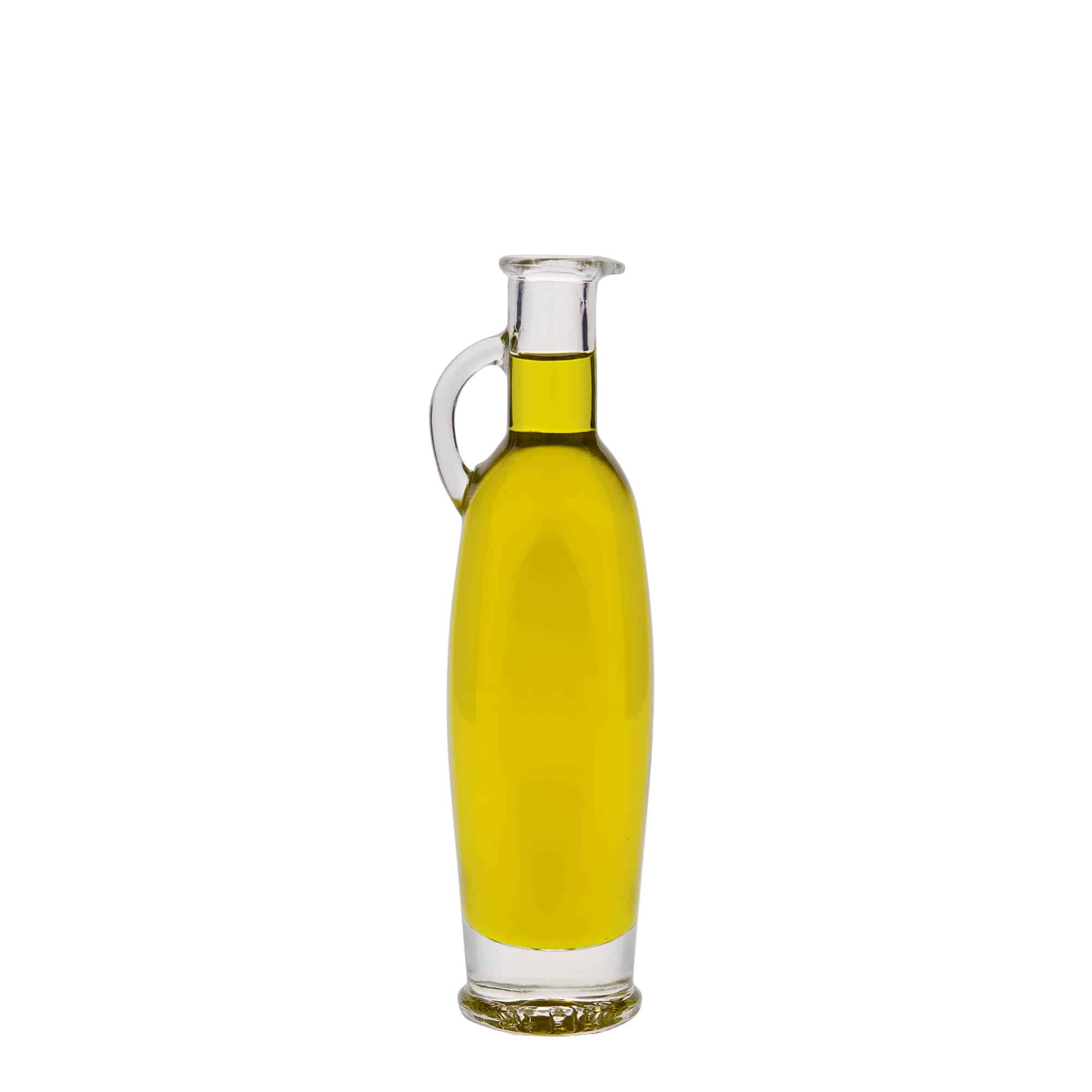 100 ml klaaspudel 'Eleganta', ovaalne, sulgur: kork