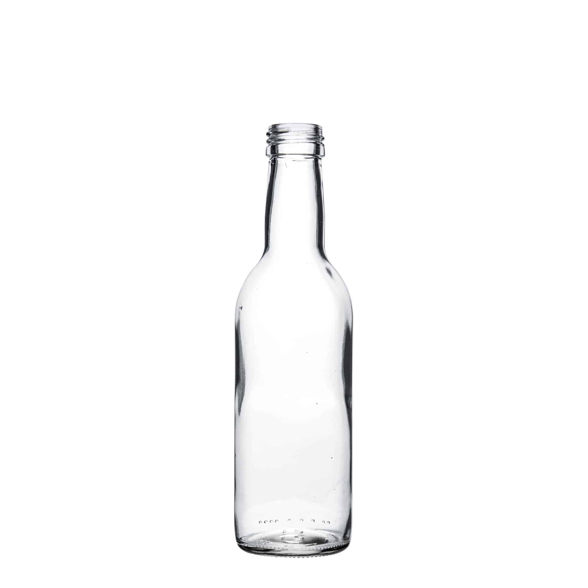250 ml klaaspudel 'Bordeaux', ava: PP 28